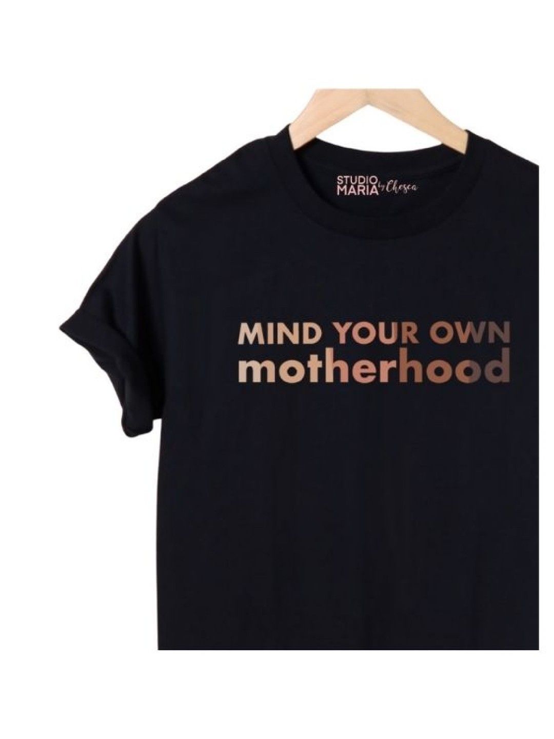 Studio Maria Mind Your Own Motherhood Shirt (Black- Image 2)
