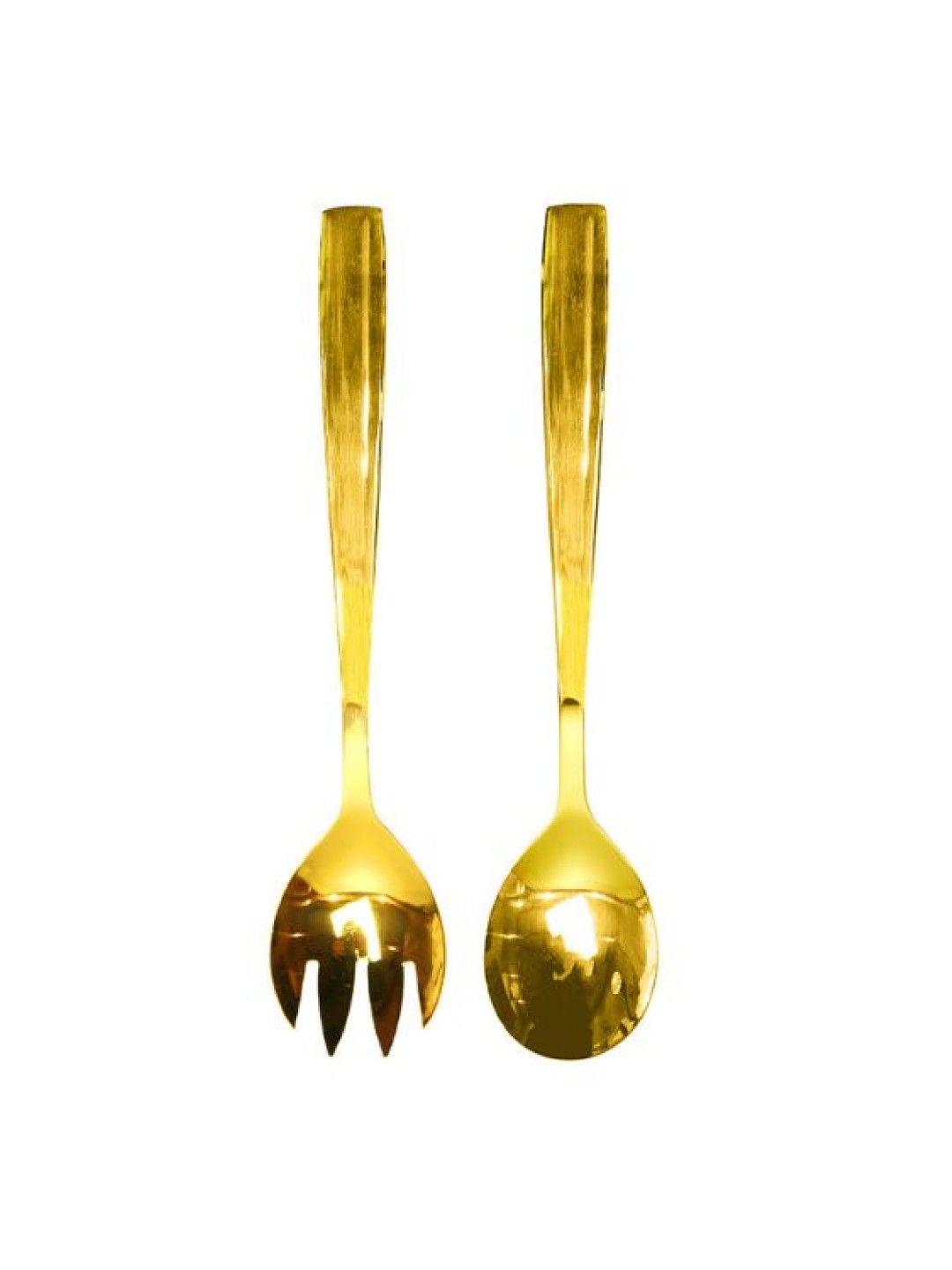 Sunbeams Lifestyle Metallic Salad Serving Set (Gold- Image 2)