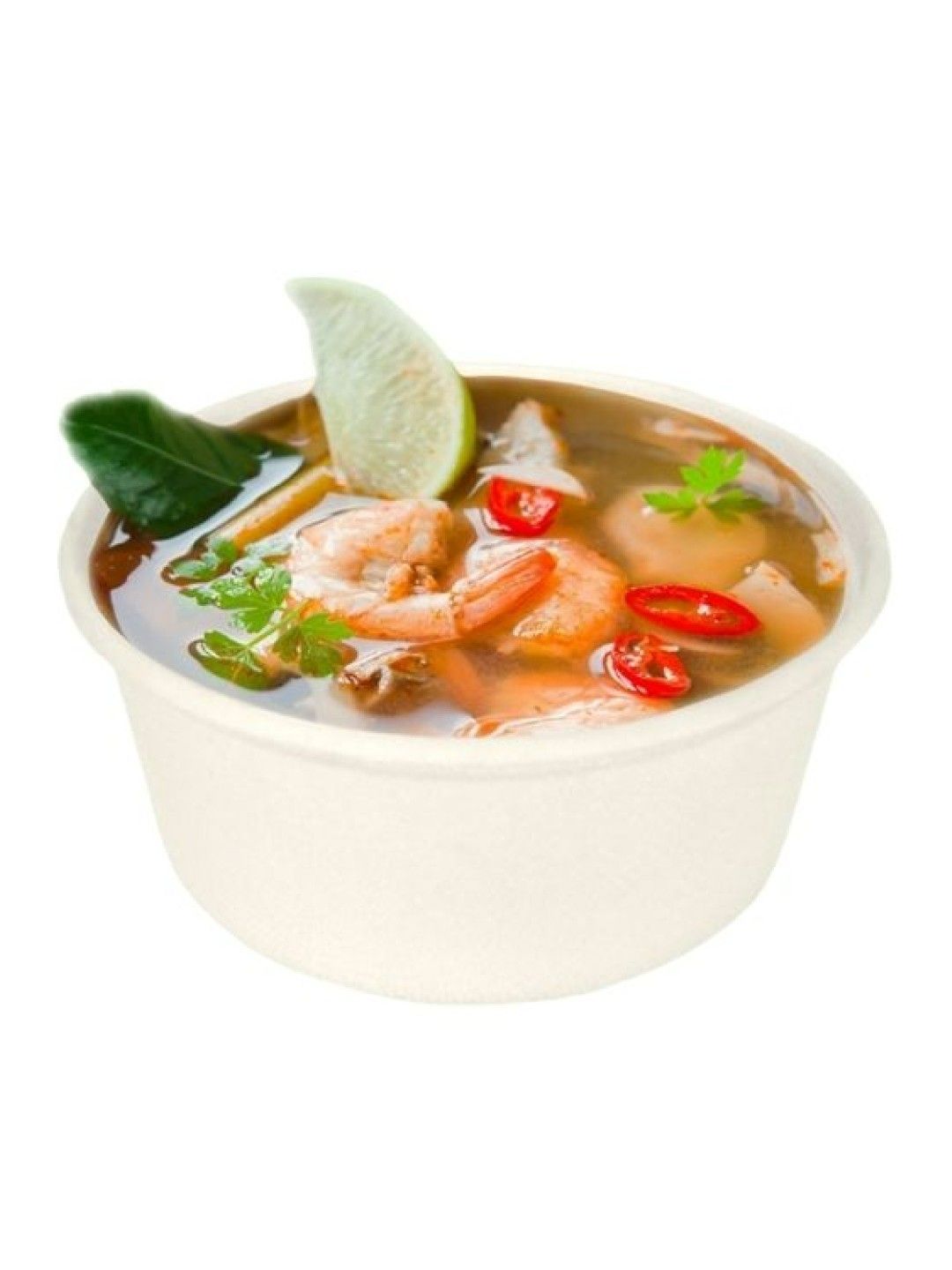 Econtainer Sugarcane Bagasse Barreled Bowl Eco-friendly Packaging (350ml)- Pack of 50 (without Lid- Image 2)
