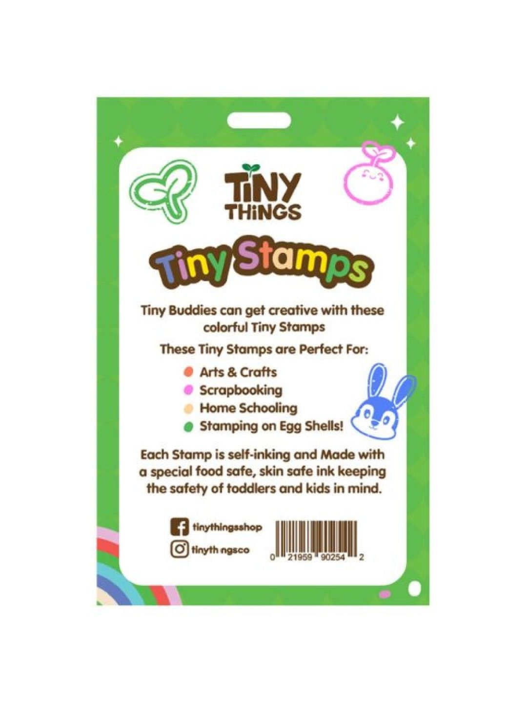 Tiny Buds Tiny Things Tiny Stamps -  Tiny The Bud Set (3 pcs) (No Color- Image 2)