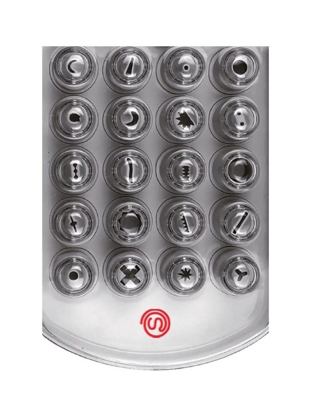 Sunbeams Lifestyle Slique Premium Cake Icing & Decorating Nozzles (Set of 25) (No Color- Image 2)