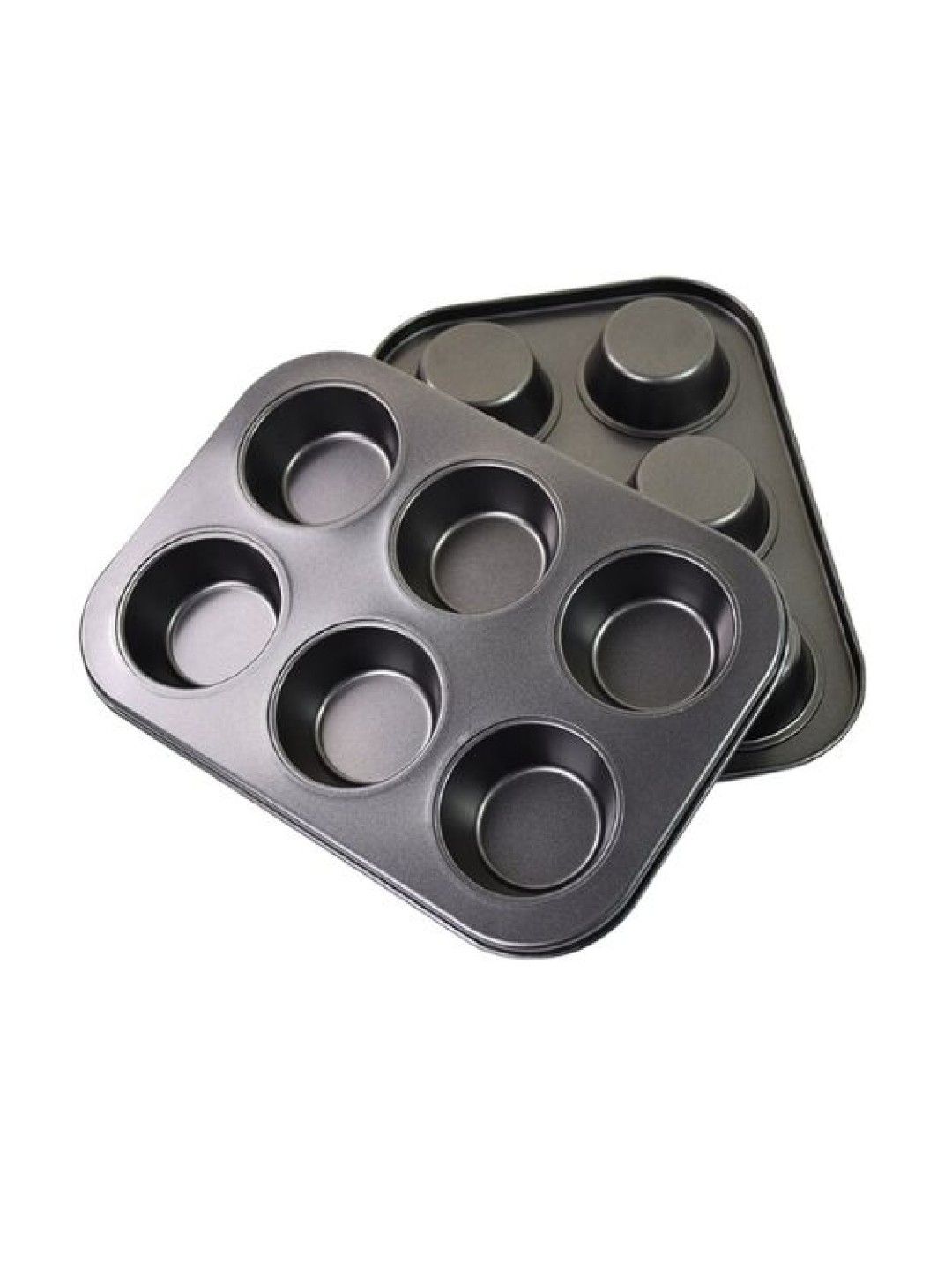 Sunbeams Lifestyle Slique Premium Nonstick 6-Cup Round Muffin Pan (No Color- Image 2)