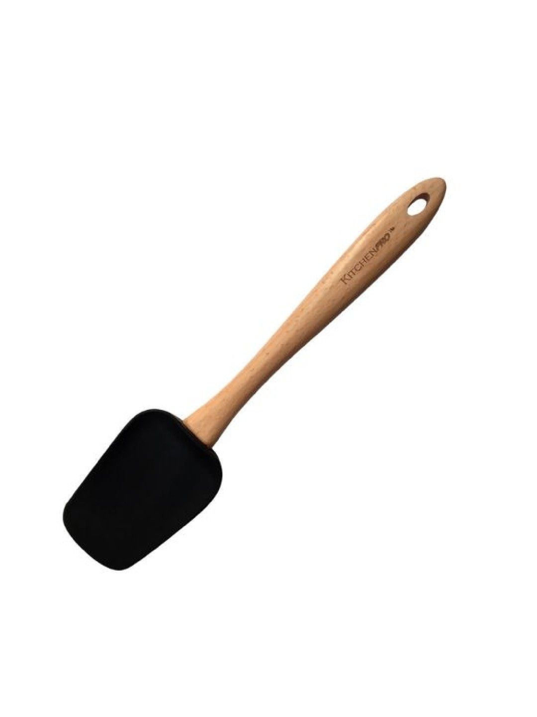 KitchenPro Beech Wood Multipurpose Silicone Spatula (12in) (No Color- Image 2)