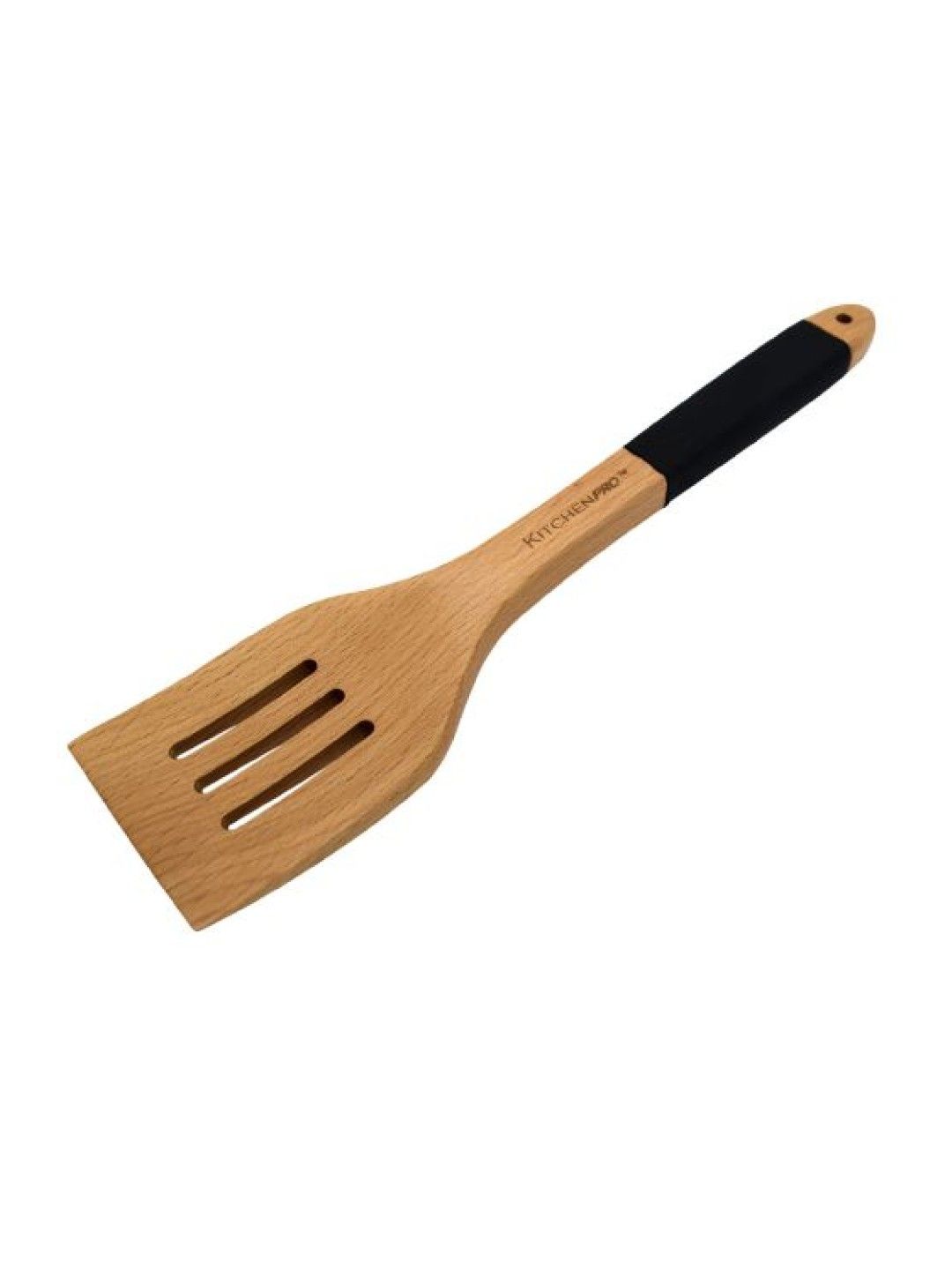 KitchenPro Beech Wood Slotted Turner (12in) (No Color- Image 2)