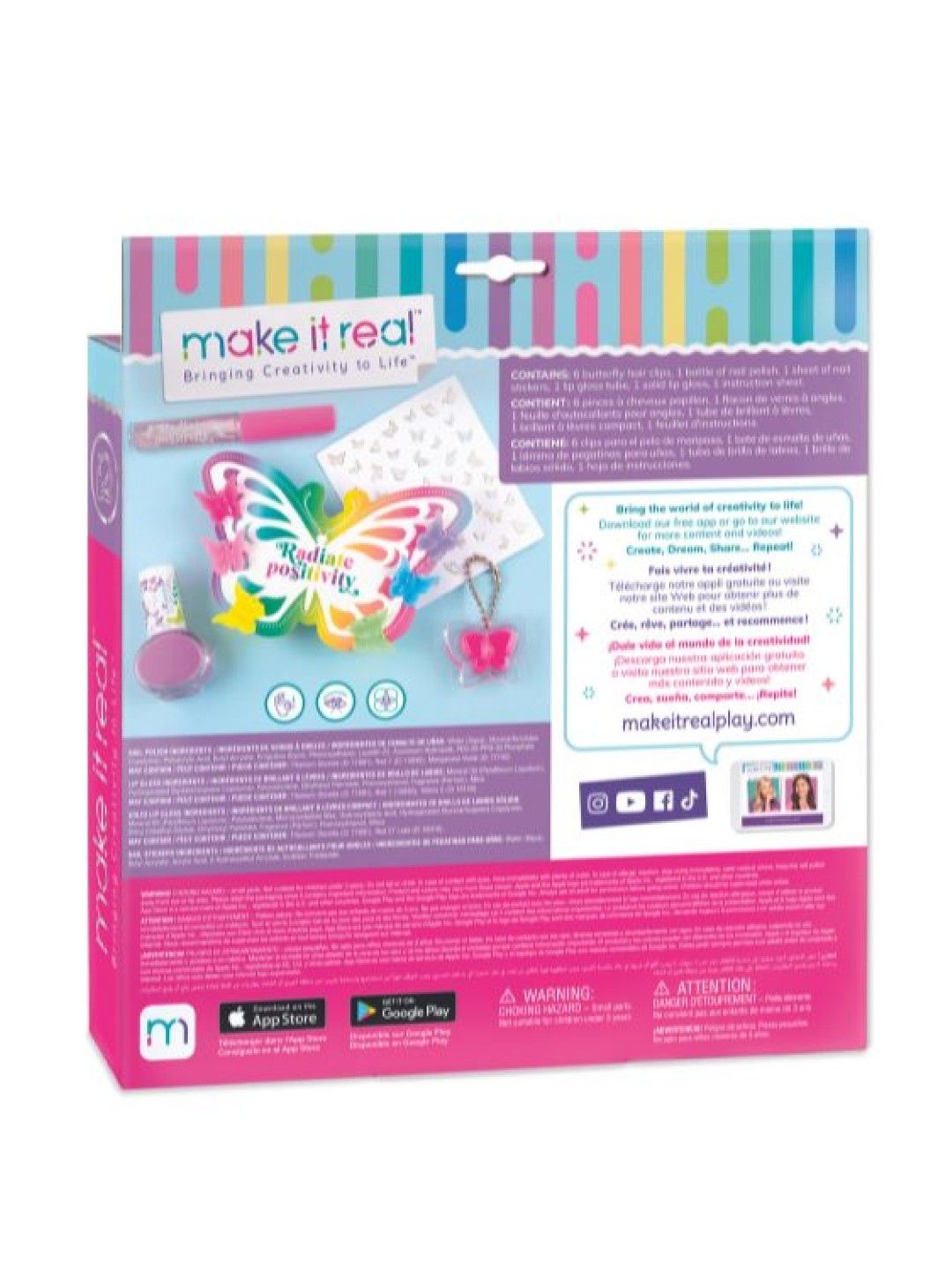 Make It Real Butterfly Dreams Cosmetic Set (No Color- Image 2)