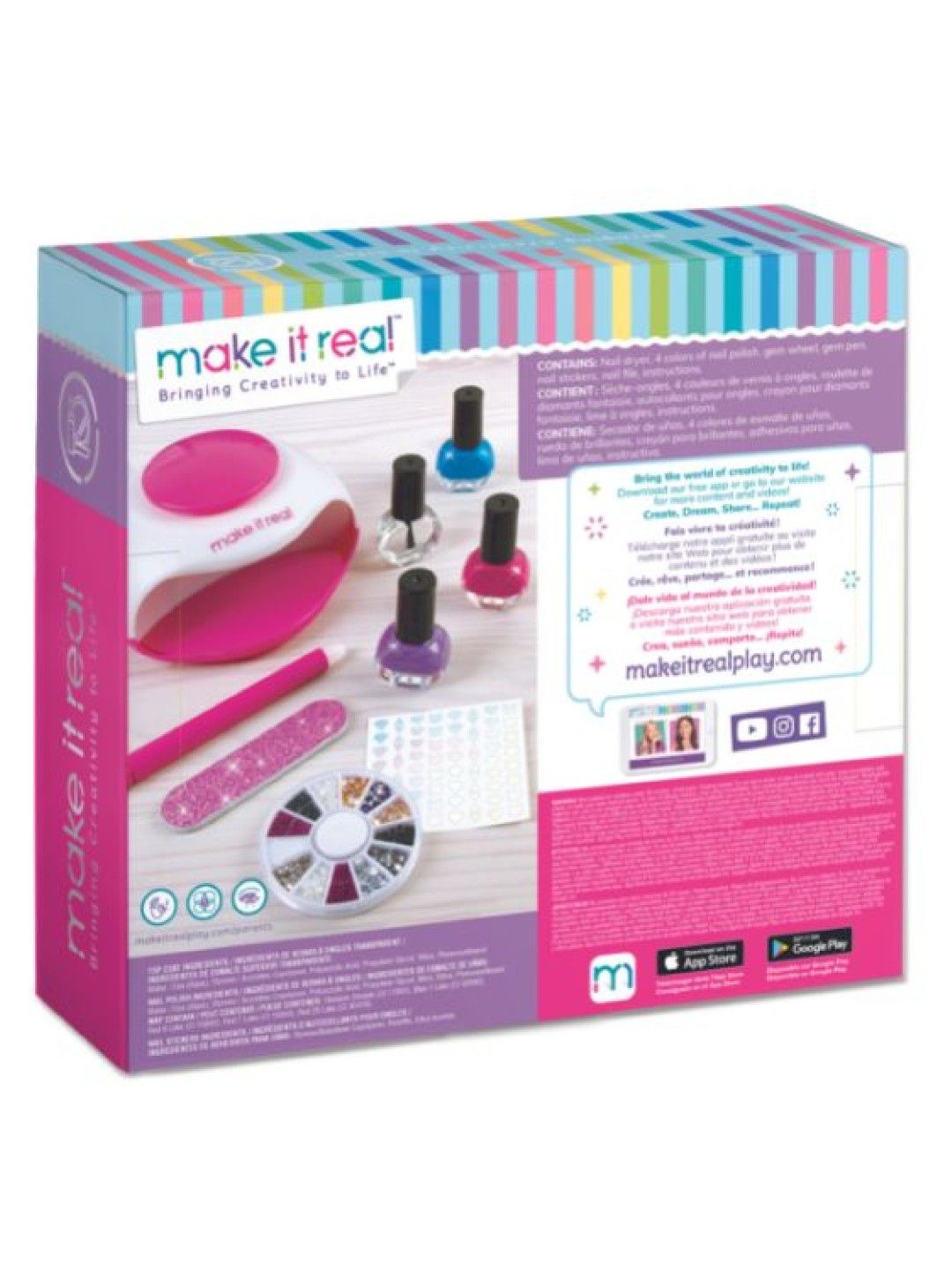 Make It Real Glitter Dream Nail Spa (No Color- Image 2)