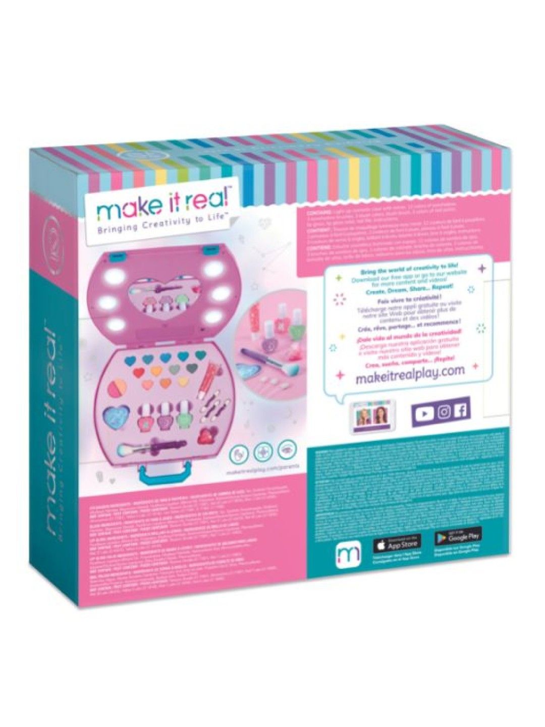 Make It Real Light Up Cosmetic Studio (No Color- Image 2)