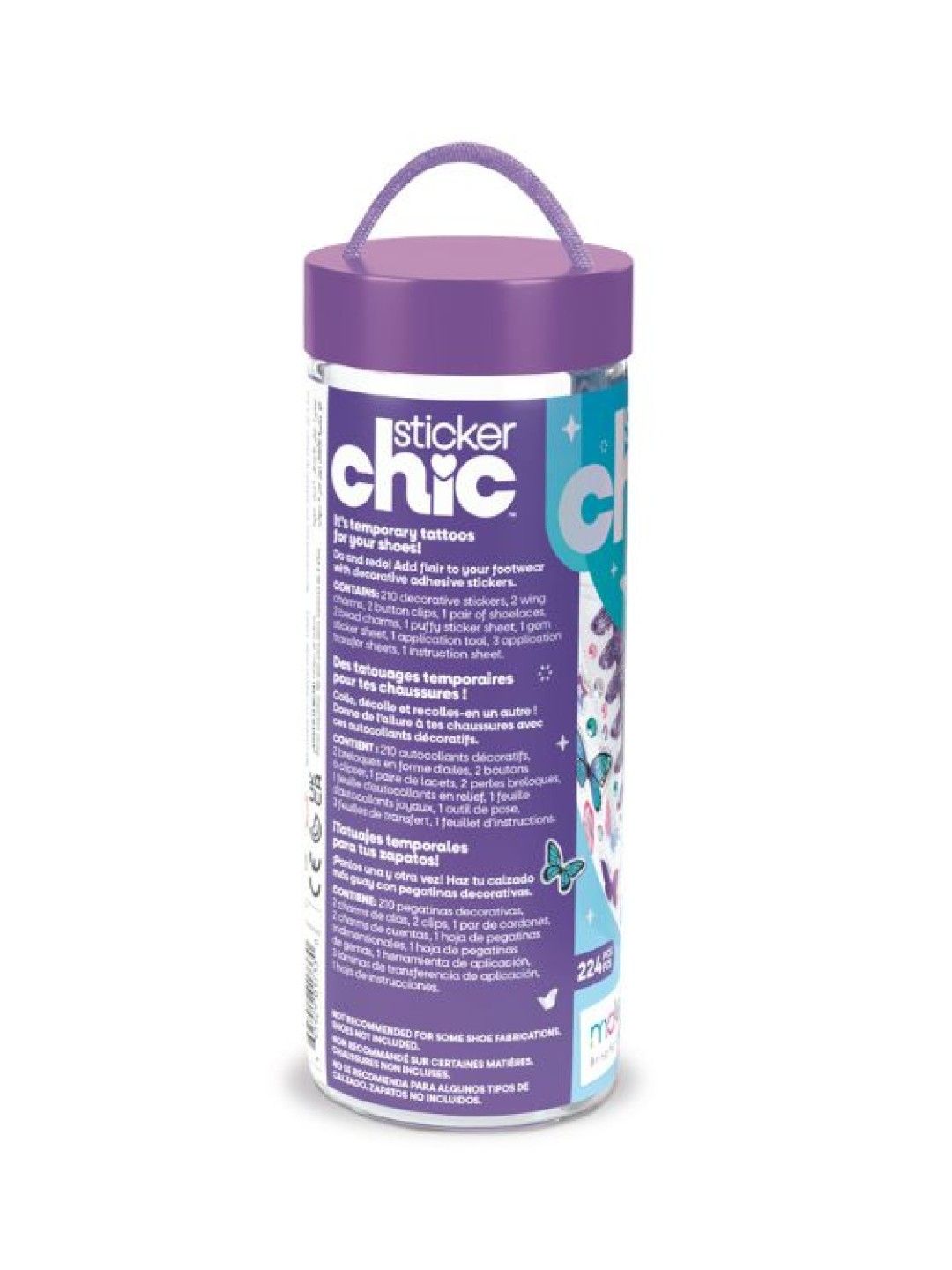 Make It Real Sticker Chic: Butterfly Bling (No Color- Image 2)
