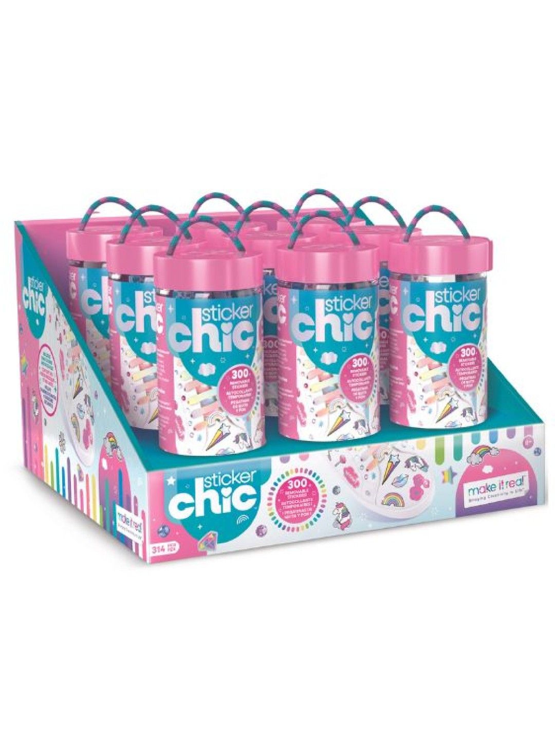 Make It Real Sticker Chic : Rainbow Chic (No Color- Image 2)