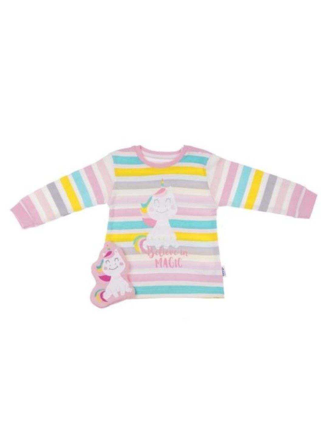 bean fashion Wogi Play Unicorn Pajama Set (Colored Stripes- Image 2)