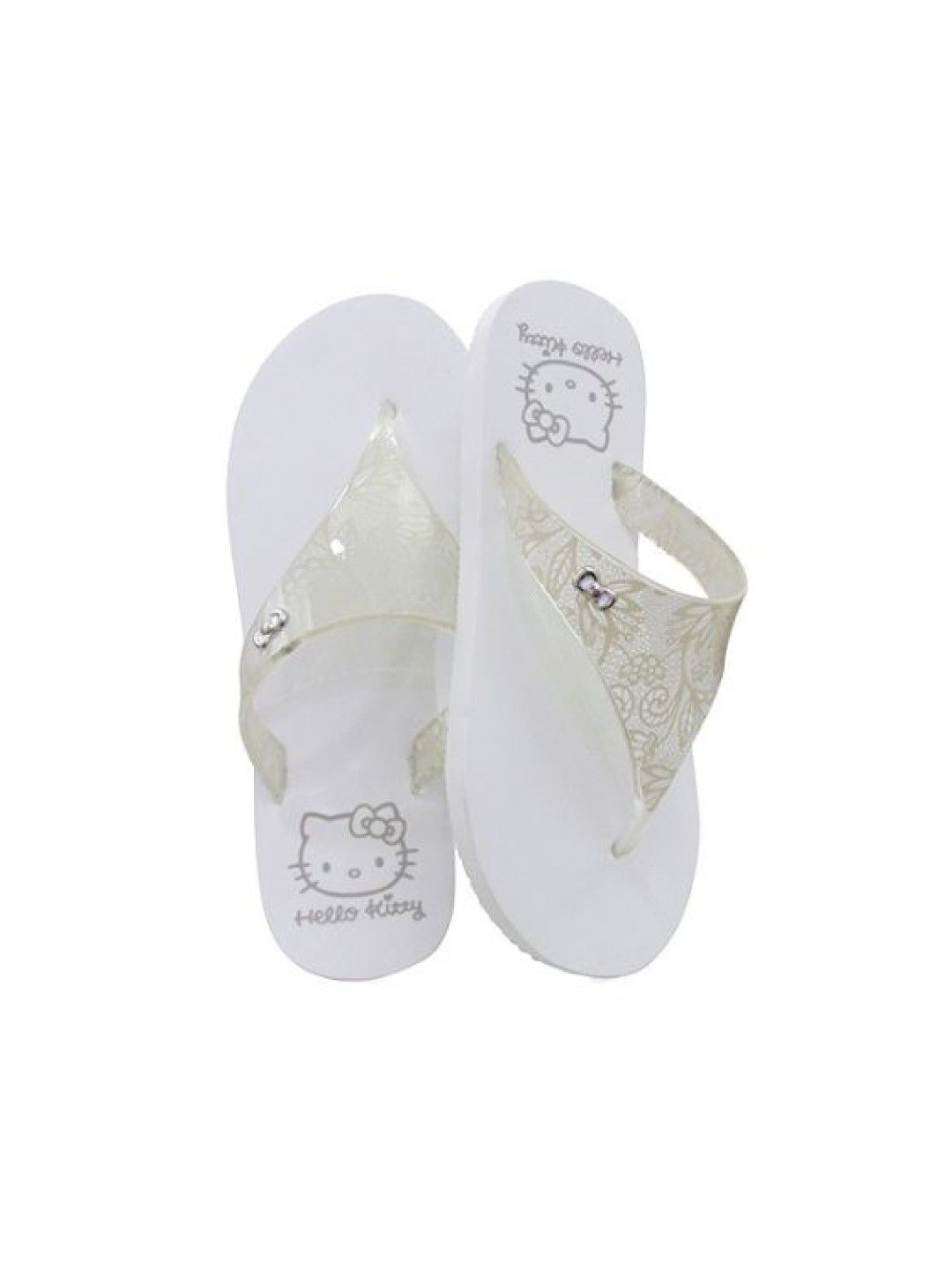 Banana Peel Ladies Lace Up Kitty White Bride White (No Color- Image 2)