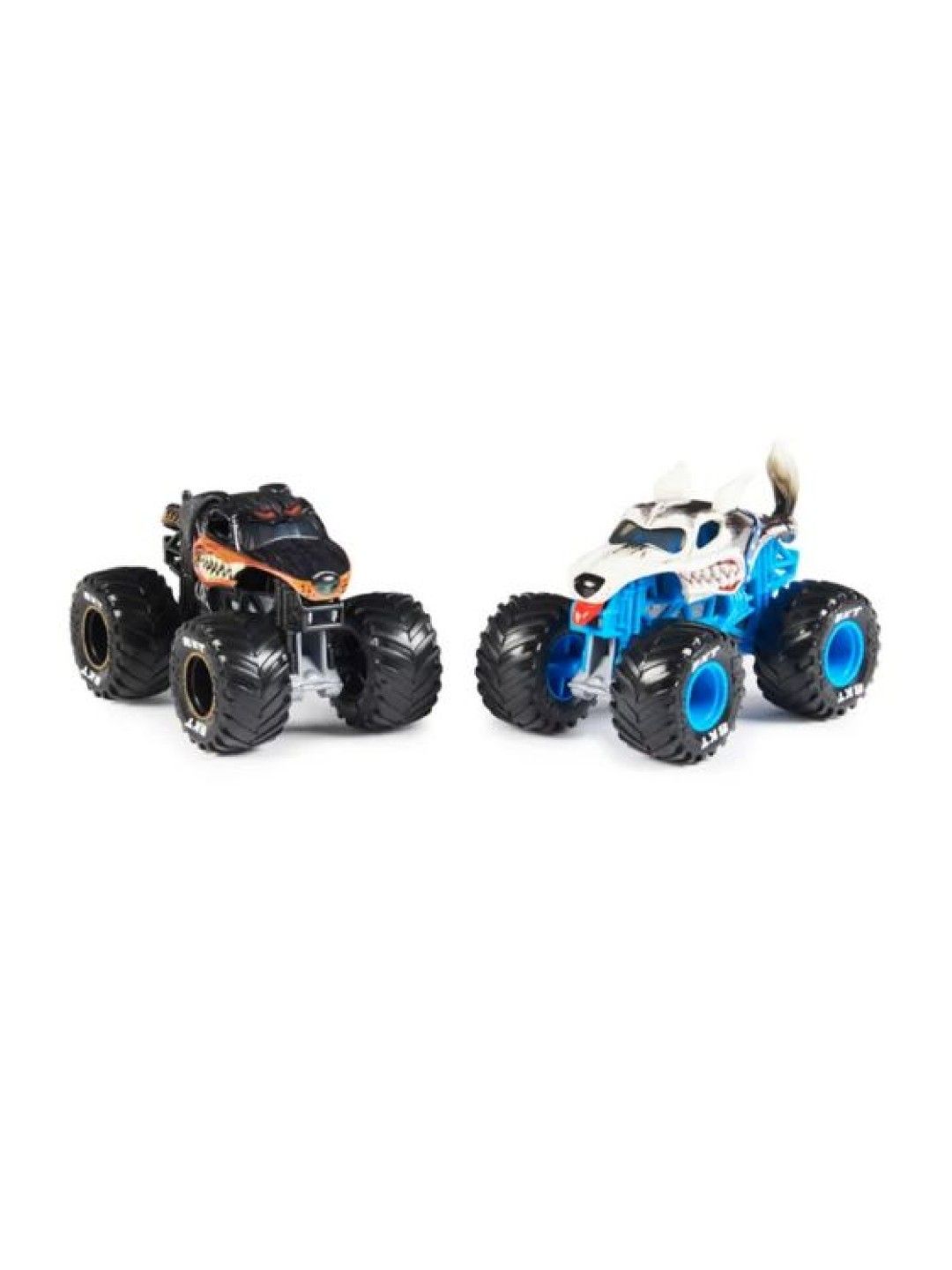 Monster Jam 1:64 Scale Double Pack  Mutt Husky vs Monster Mutt Rottweiler (No Color- Image 1)
