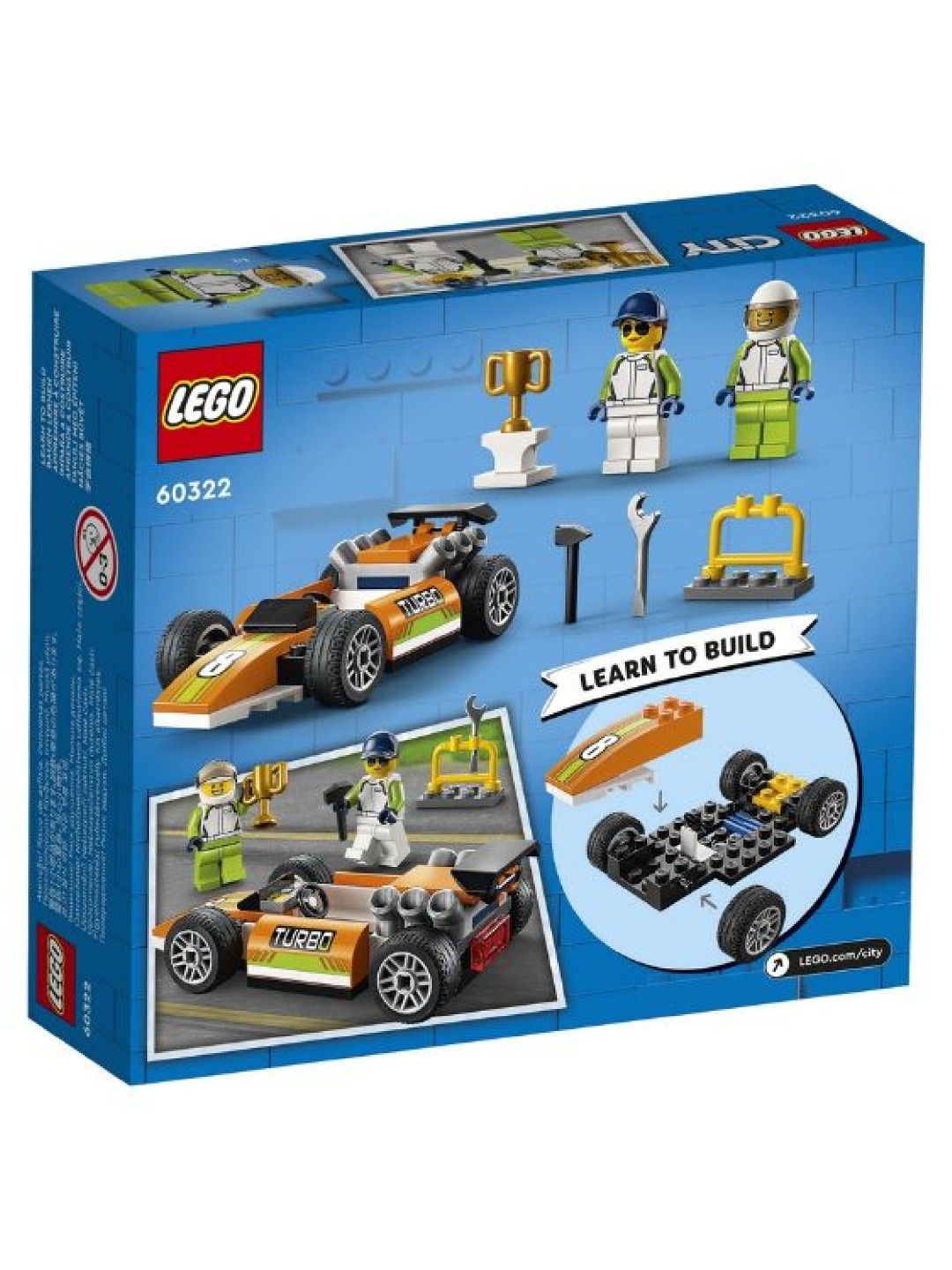 Lego City Race Car Building Blocks (46pcs) 