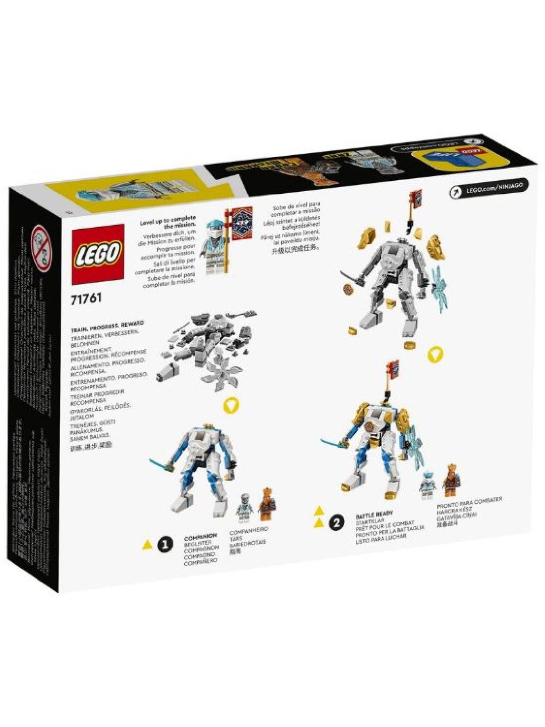 Lego Ninjago Zane's Power Up Mech Evo Building Blocks (95pcs) (No Color- Image 3)