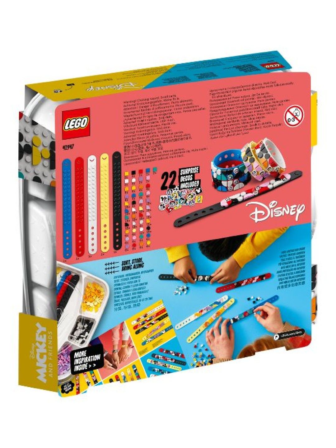 Lego Dots Mickey and Friends Bracelets Mega Pack Building Blocks (349pcs) (No Color- Image 2)