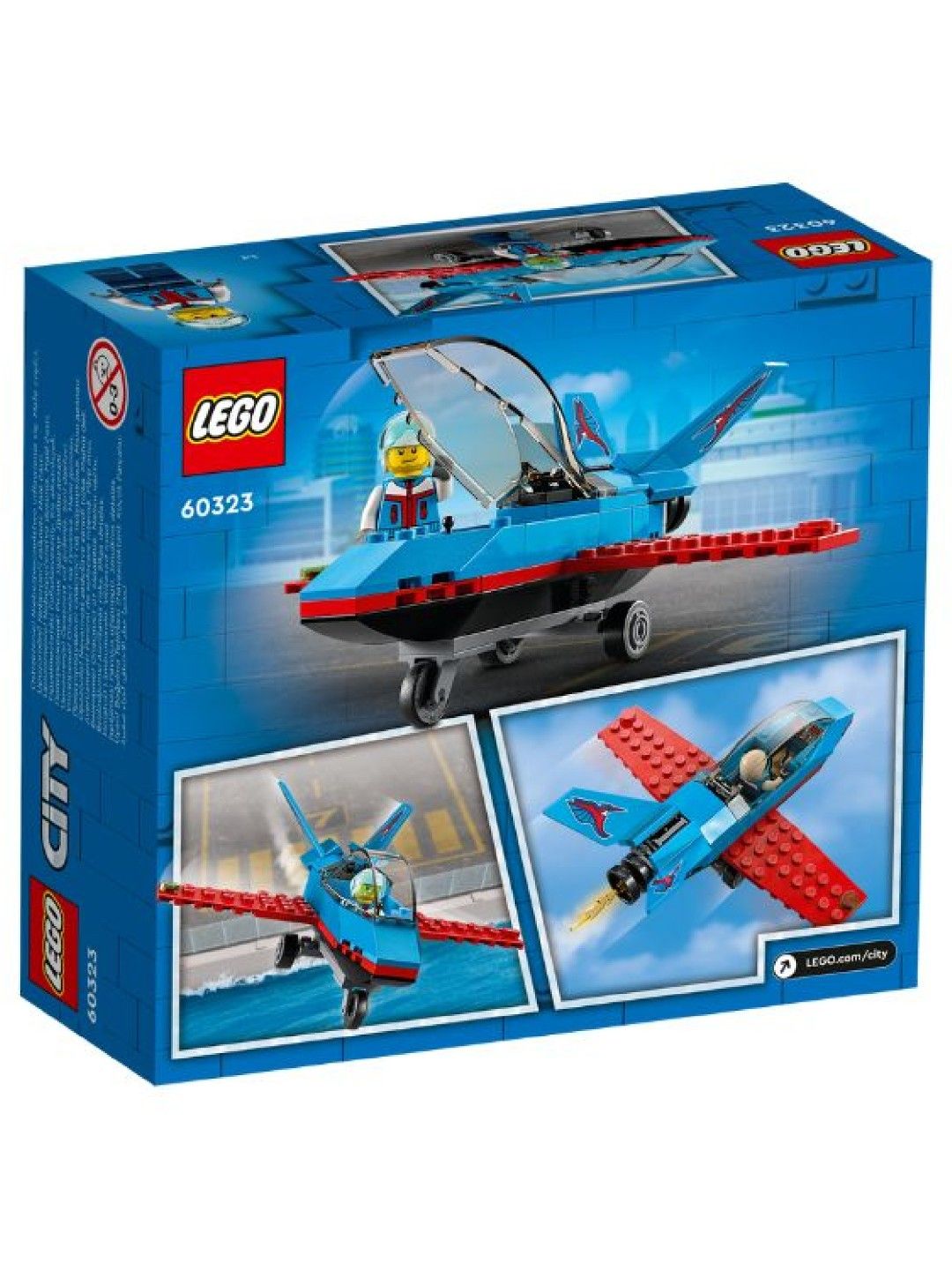 Lego City Stunt Plane Building Blocks (59pcs) (No Color- Image 4)