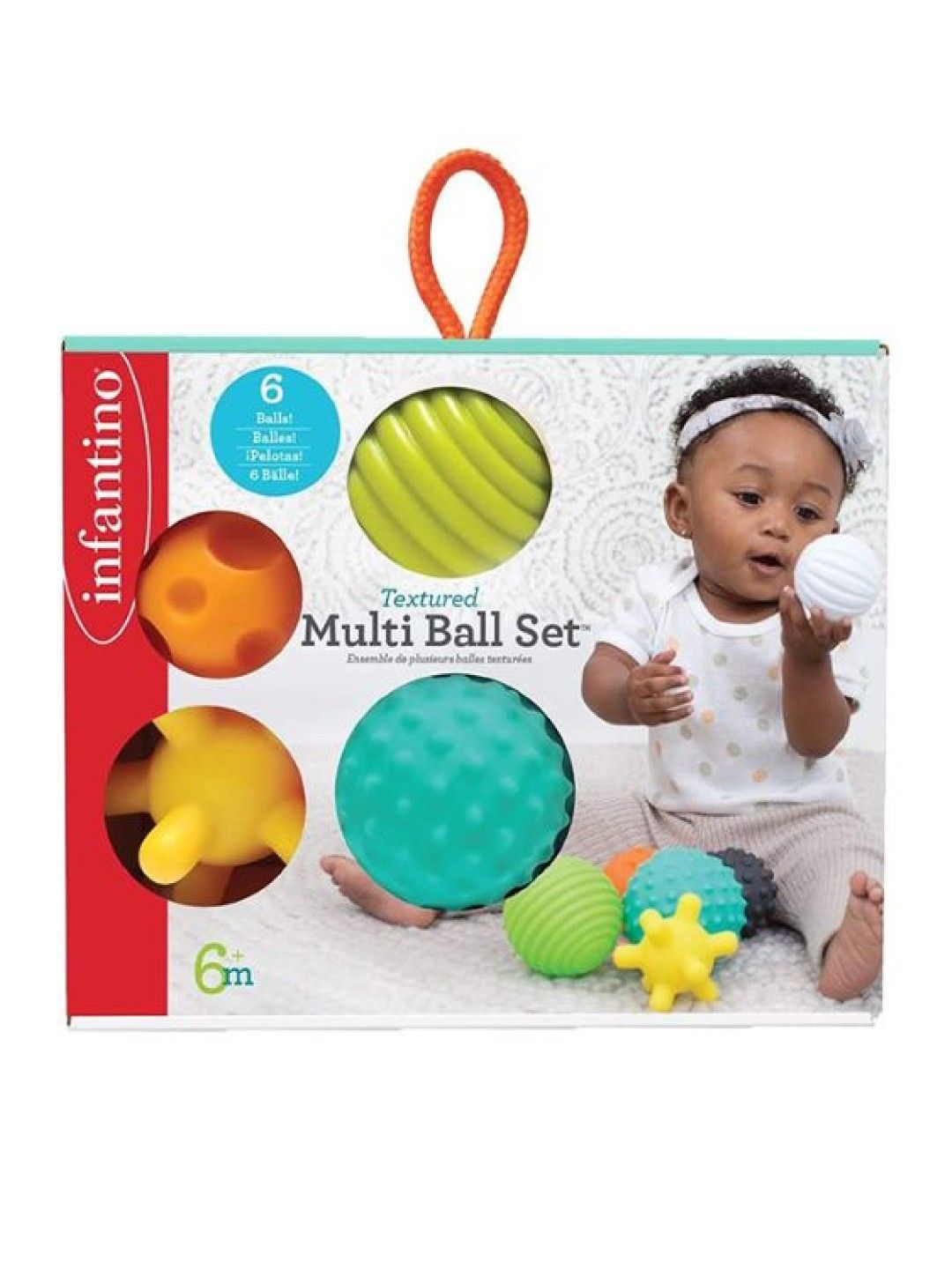 Infantino Textured Multi Ball 6-Piece Set (BPA-Free) (No Color- Image 2)