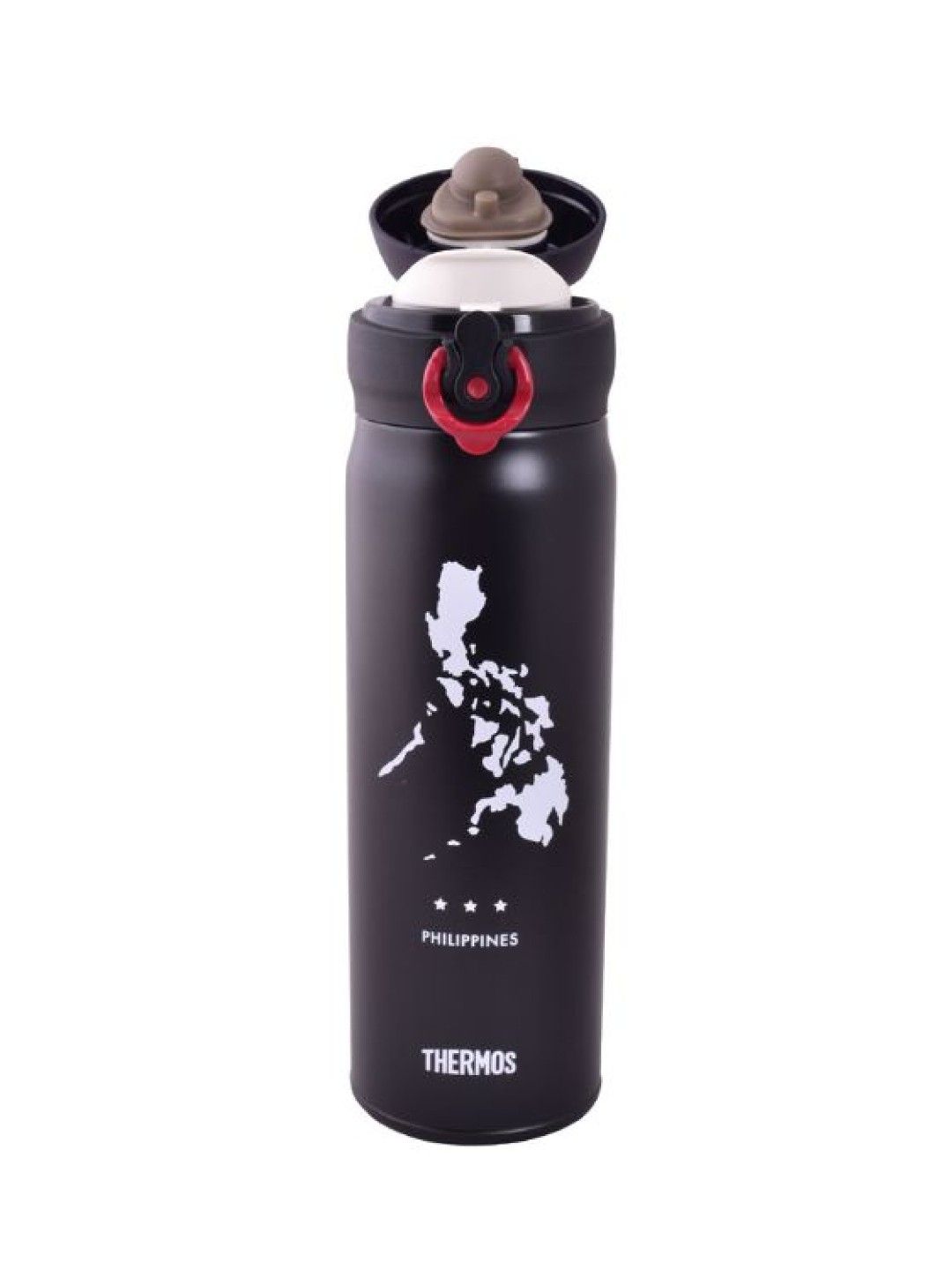 Thermos JNL-502P Insulated Drinking One Push Tumbler - Philippine Map/Matte Black(500ml) (No Color- Image 2)