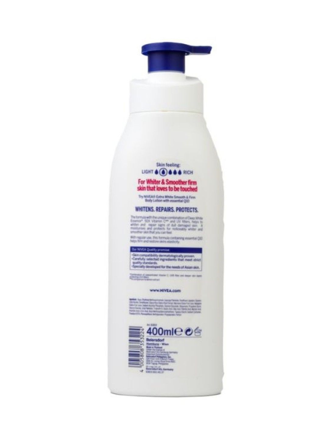 NIVEA Body Extra Bright Firm & Smooth 380ml (No Color- Image 2)