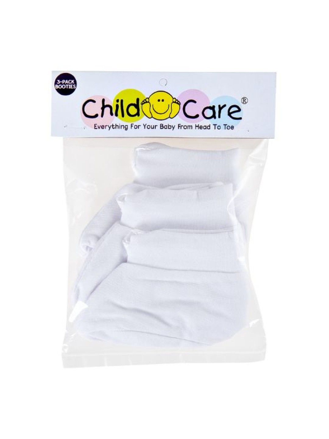 Child Care Cotton Booties (Set of 3) (No Color- Image 3)