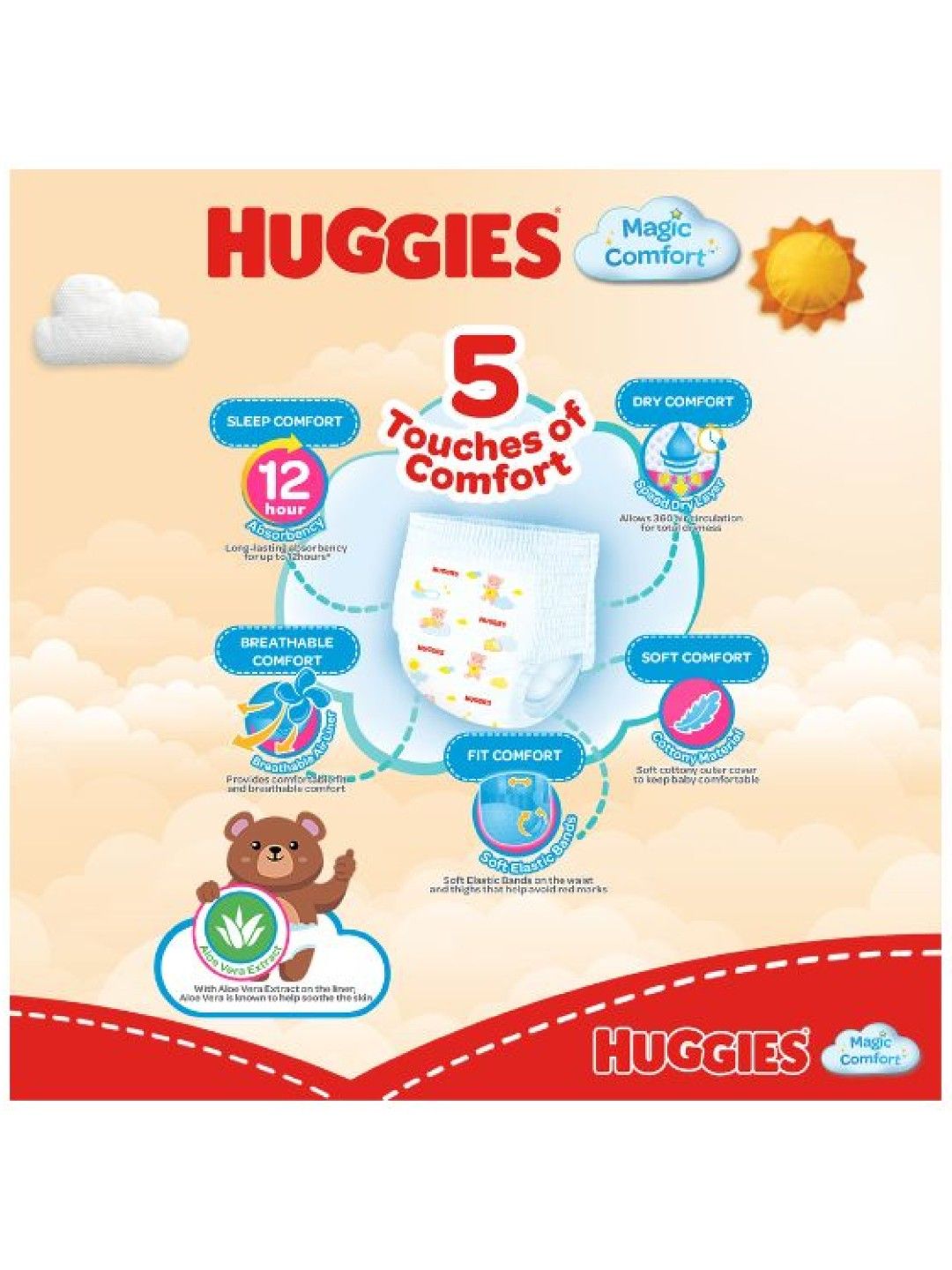 Huggies Magic Comfort Pants Large (22 pcs) (No Color- Image 2)