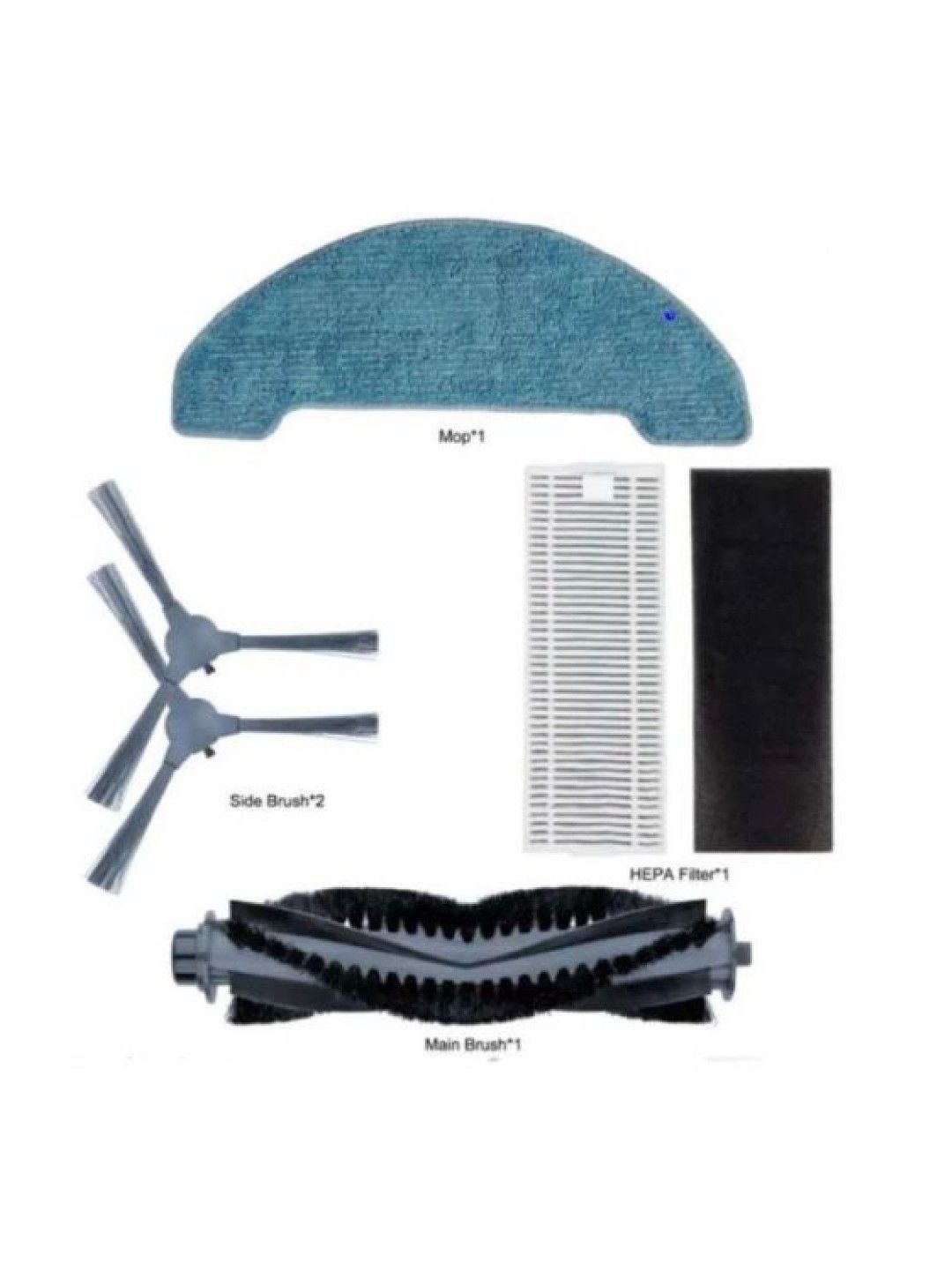 Lenovo E1-L Robot Vacuum Consumable Pack (No Color- Image 2)