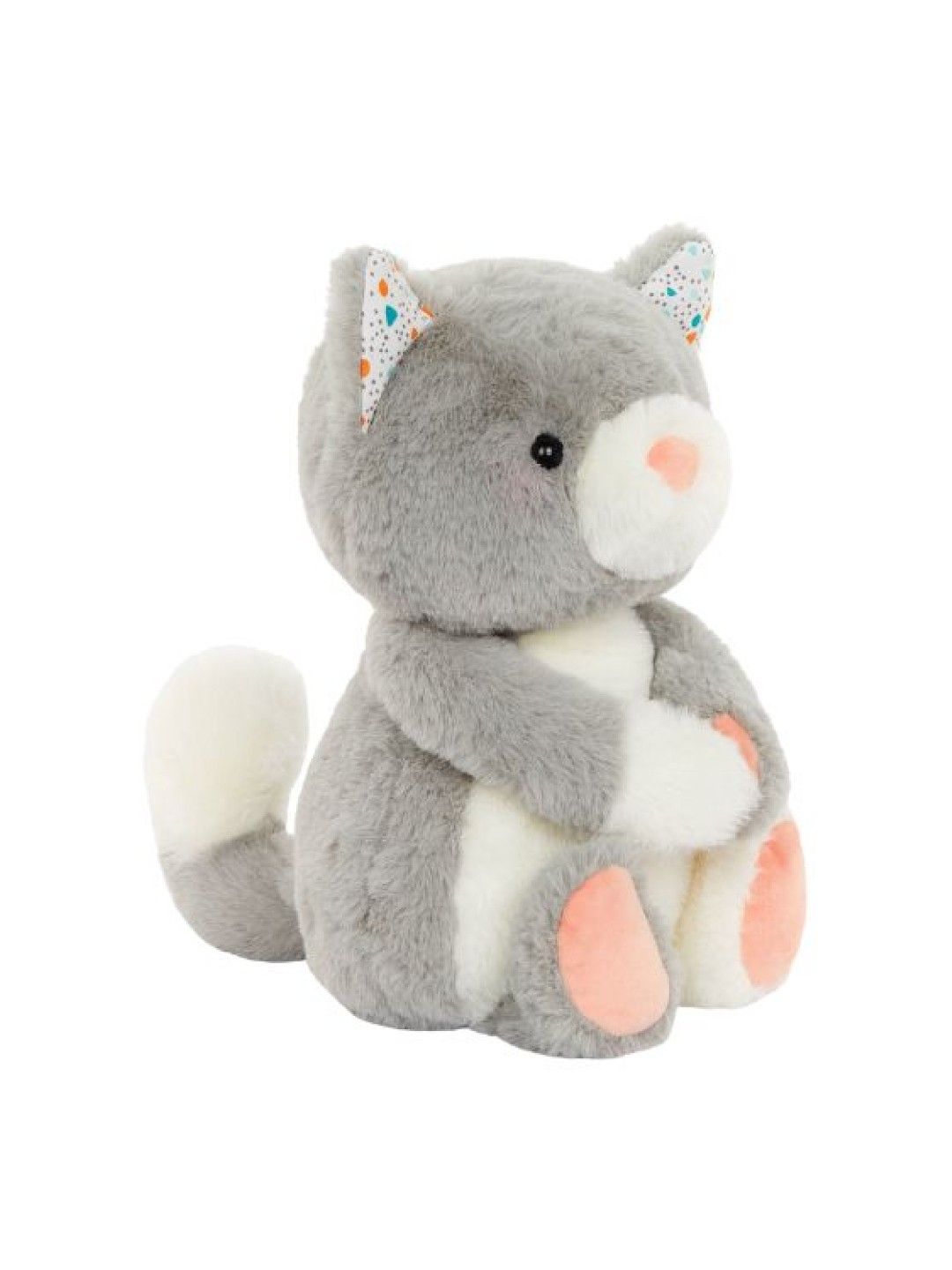 B.Toys B. Designer Plush Cat - Grey (Grey- Image 2)