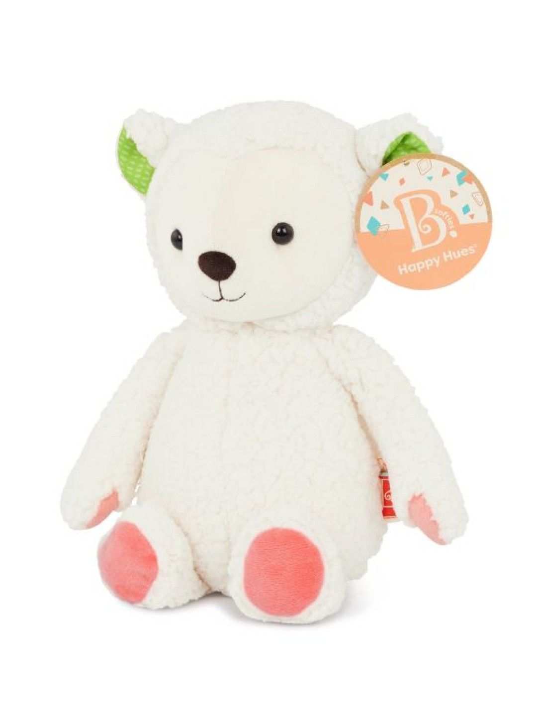 B.Toys B. Stuffed Plush Lamb (No Color- Image 2)