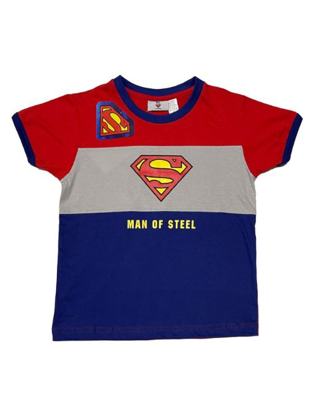 Warner Brothers DC Comics Superman Man Of Steel Logo Pajama Set (No Color- Image 2)