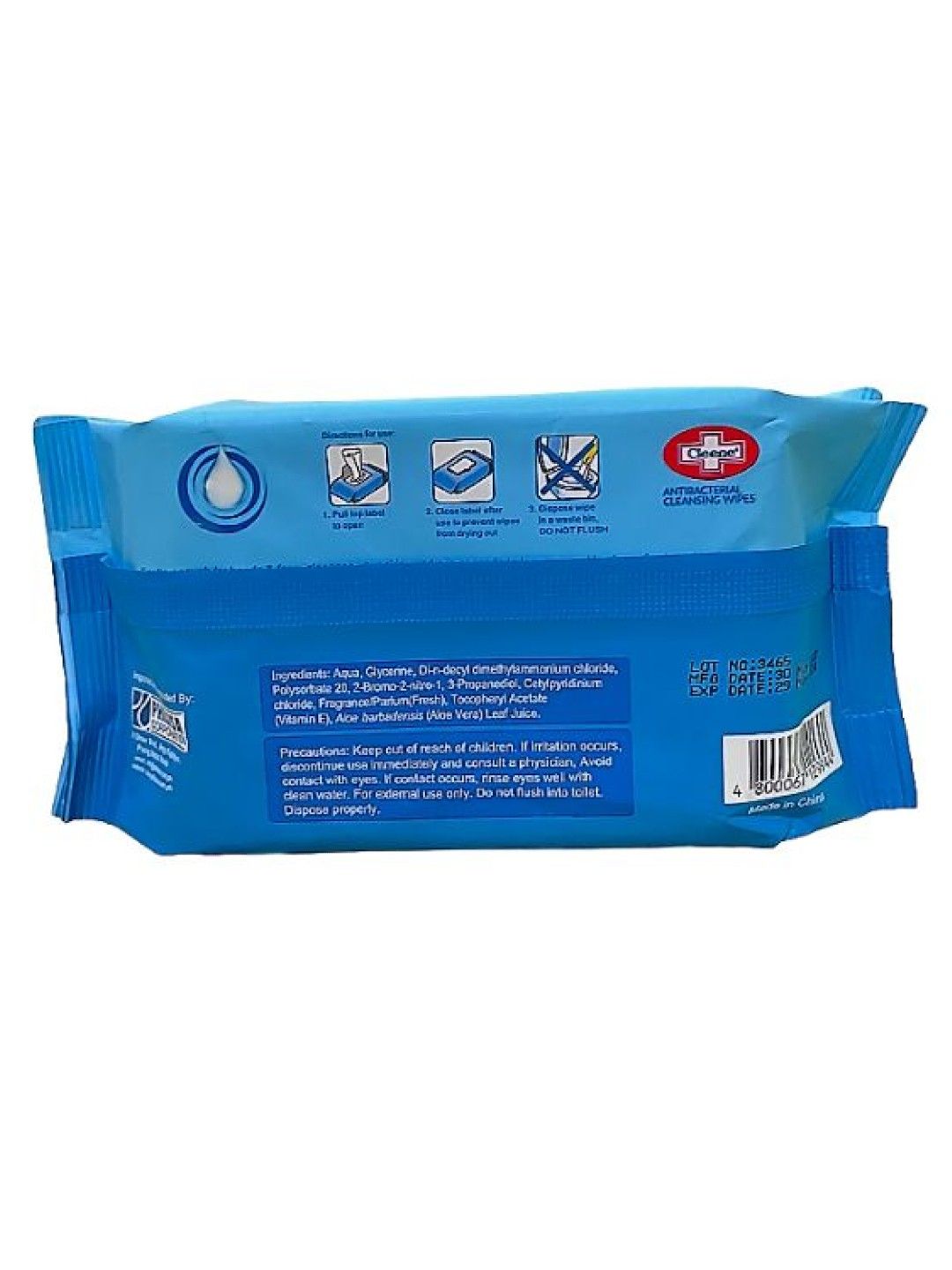 Cleene Antibacterial Cleansing Wipes Fresh (No Color- Image 2)