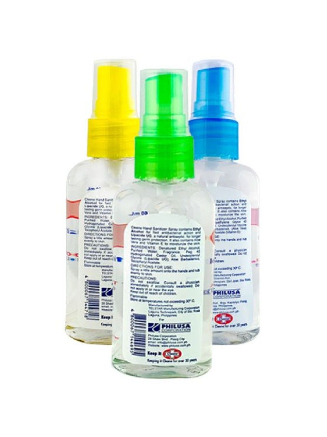 Cleene Hand Sanitizer 3-Pack (60ml) (No Color- Image 2)