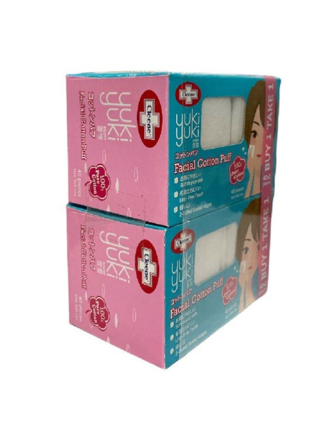 Cleene Yuki Yuki Facial Cotton B1T1 (No Color- Image 2)