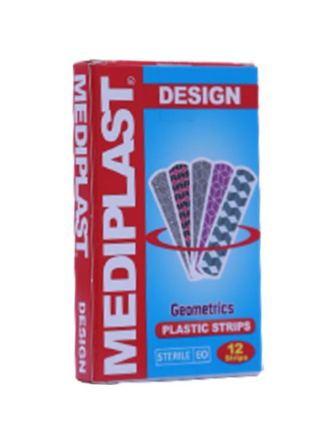 Mediplast Plastic Strips Design Geometric (12s) (No Color- Image 2)