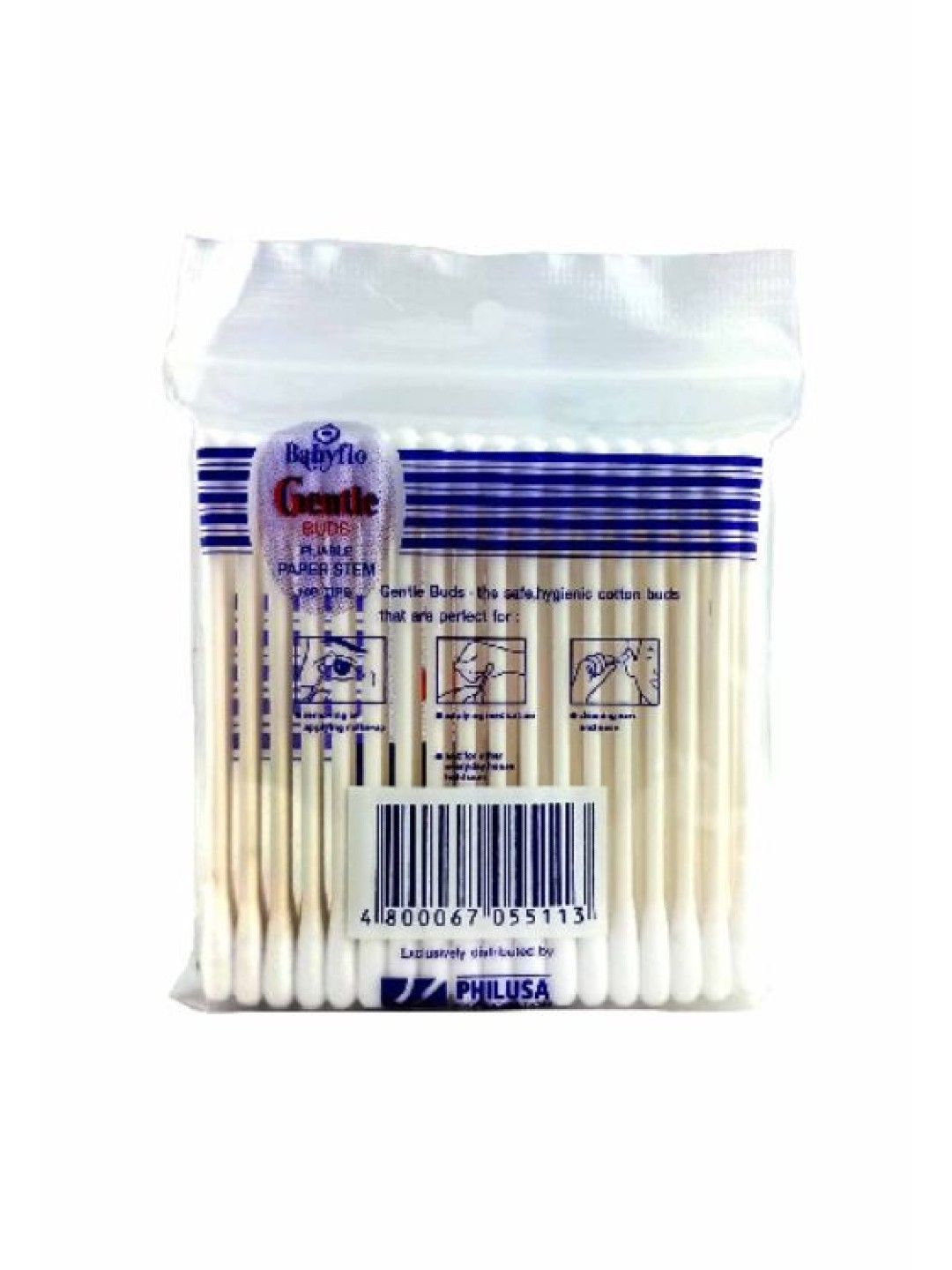 Babyflo Gentle Buds Paper Stem (108 tips- Image 2)