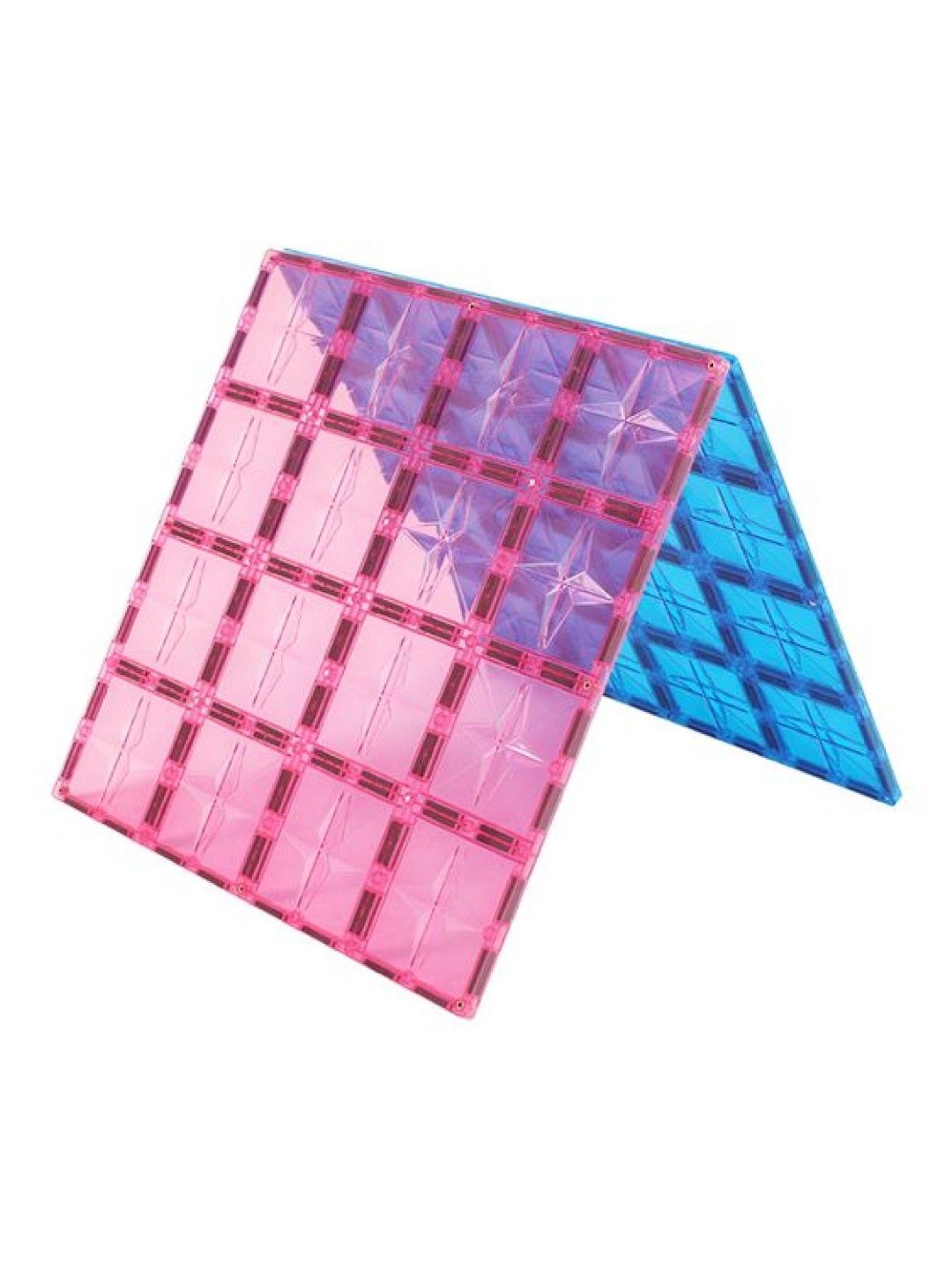 Tala Toys Tala Tiles Magnetic Tiles (2-Piece Baseplate Set) (Blue and Pink- Image 2)