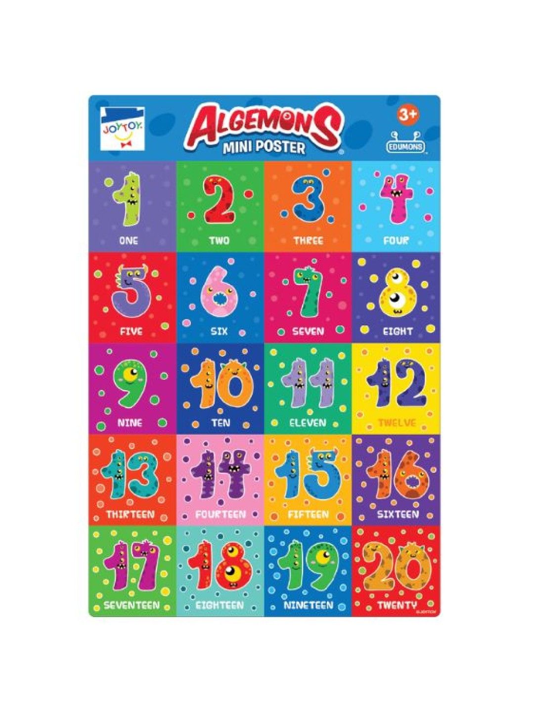 Joytoy Alphamons - Algemons 2-1 Mini Poster (No Color- Image 2)