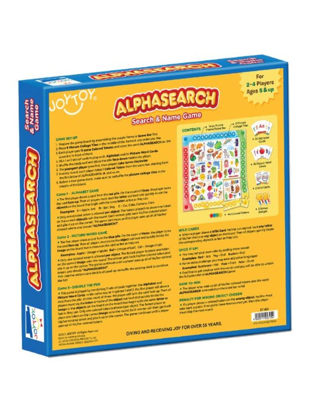 Joytoy Alphasearch Search & Name Game (No Color- Image 2)