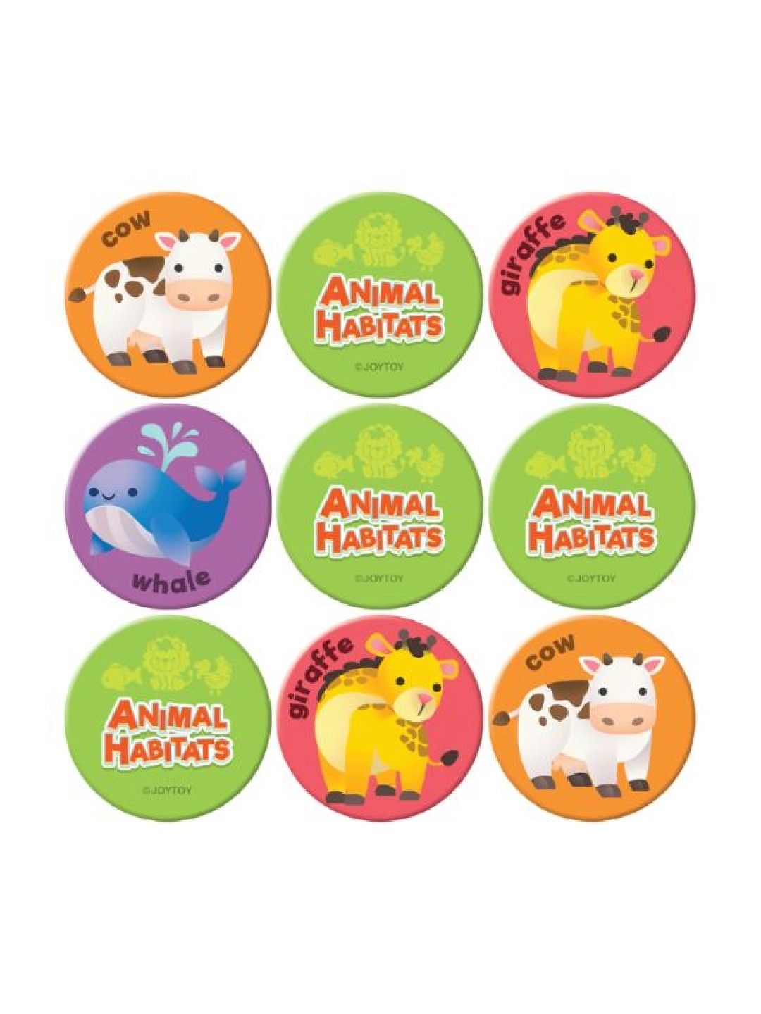 Joytoy Animal Habitats & Memory Game 2-In-1 (No Color- Image 2)