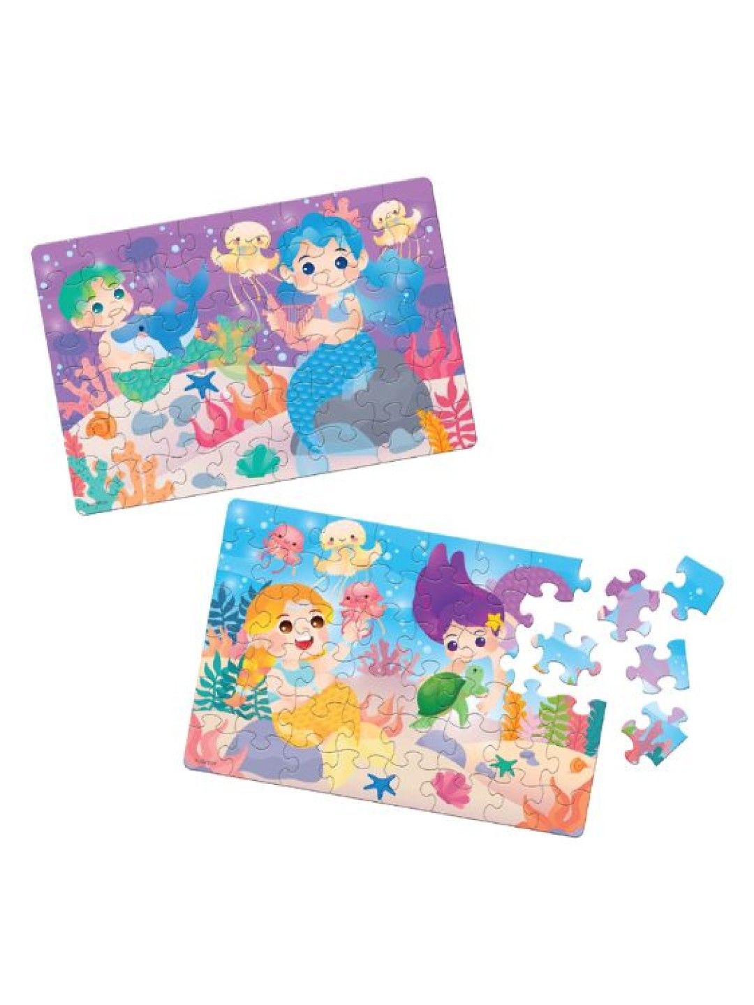 Joytoy Mermaids Under The Sea Puzzle (No Color- Image 1)