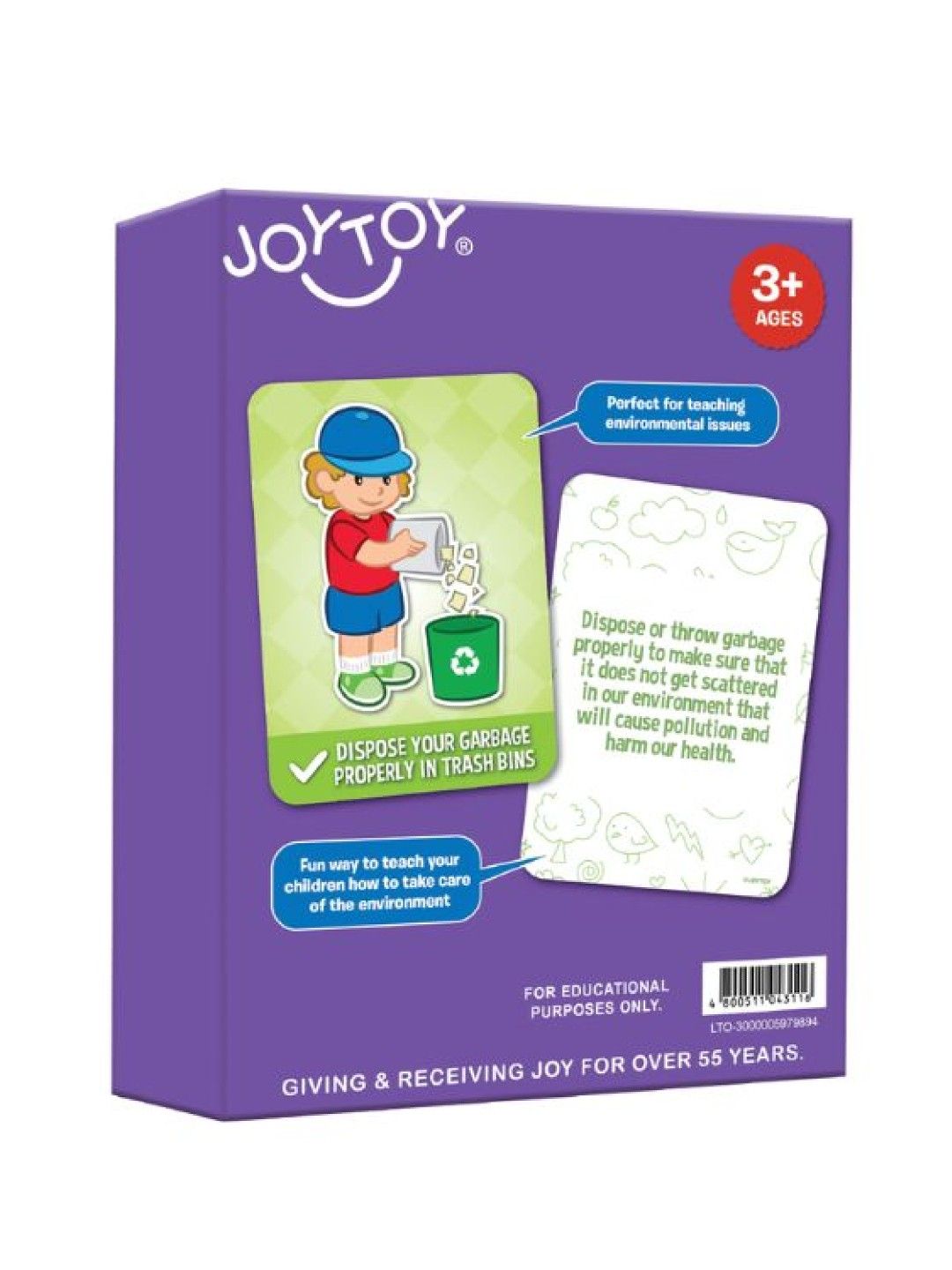 Joytoy Ecology Flash Cards (No Color- Image 3)