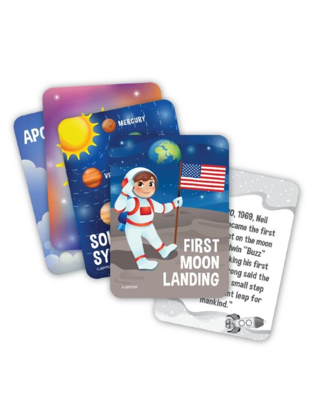 Joytoy Space Exploration Flash Cards (No Color- Image 2)