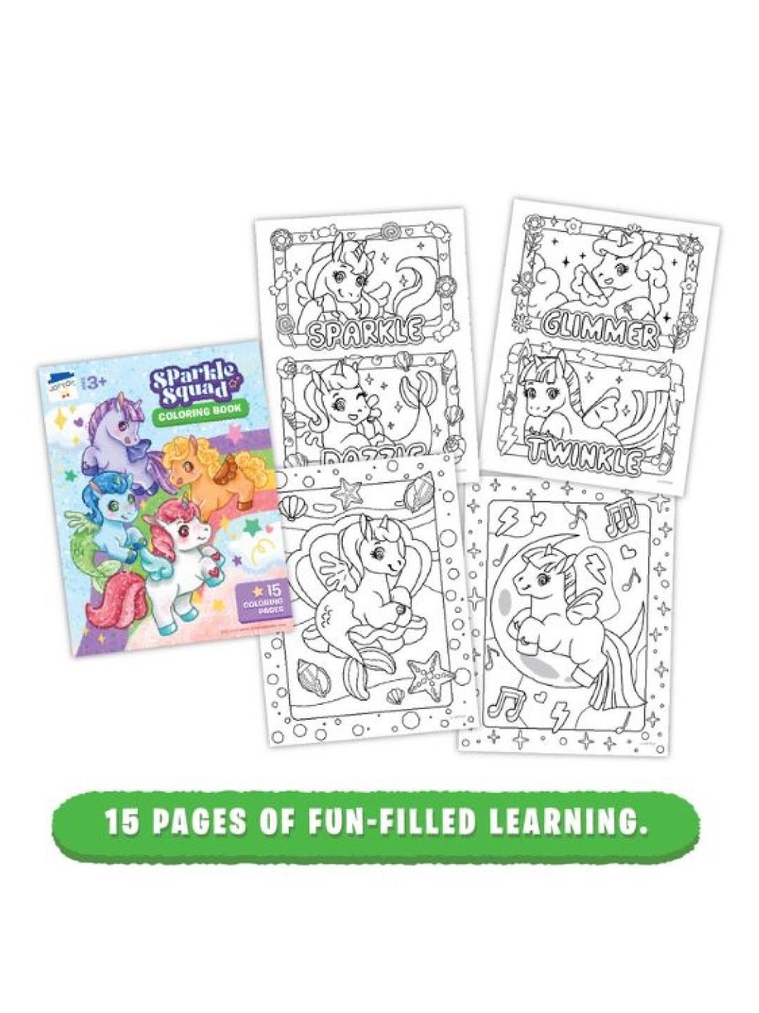 Joytoy Sparkle Squad Coloring Book (No Color- Image 2)