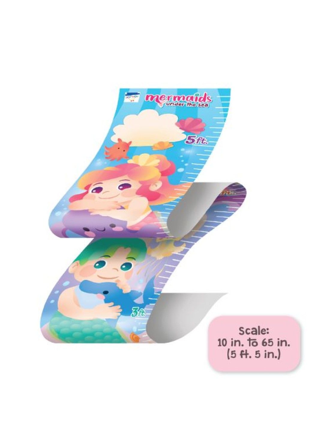 Joytoy Mermaids Under The Sea Growth Chart (No Color- Image 2)