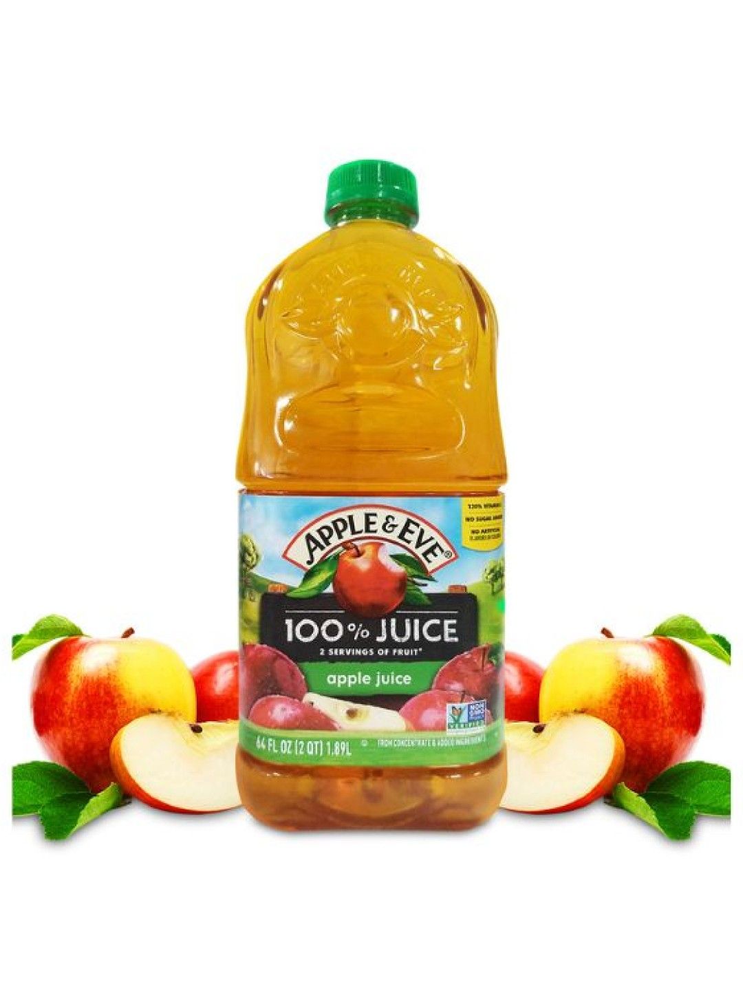 Apple & Eve 100% Apple Juice 64oz /1.89L (No Sugar Added) (No Color- Image 2)