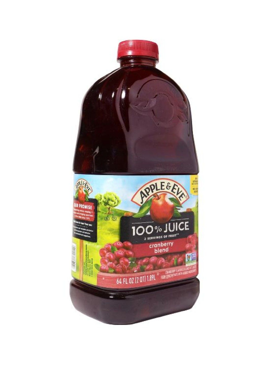 Apple & Eve Cranberry 100% Juice 48oz /1.42L (No Sugar Added) (No Color- Image 2)