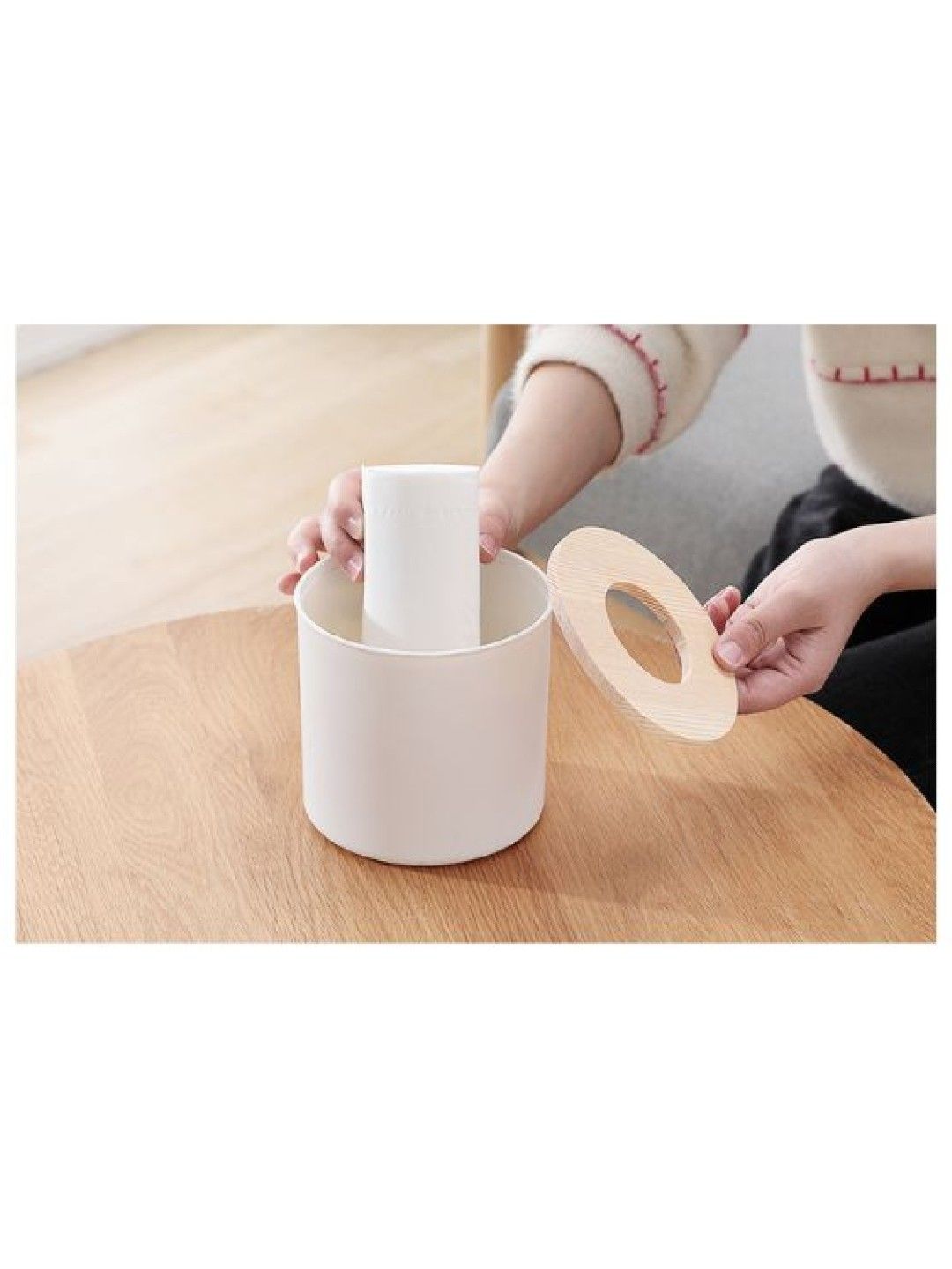 The Neat Project Sachi Circular Tissue Holder (No Color- Image 2)