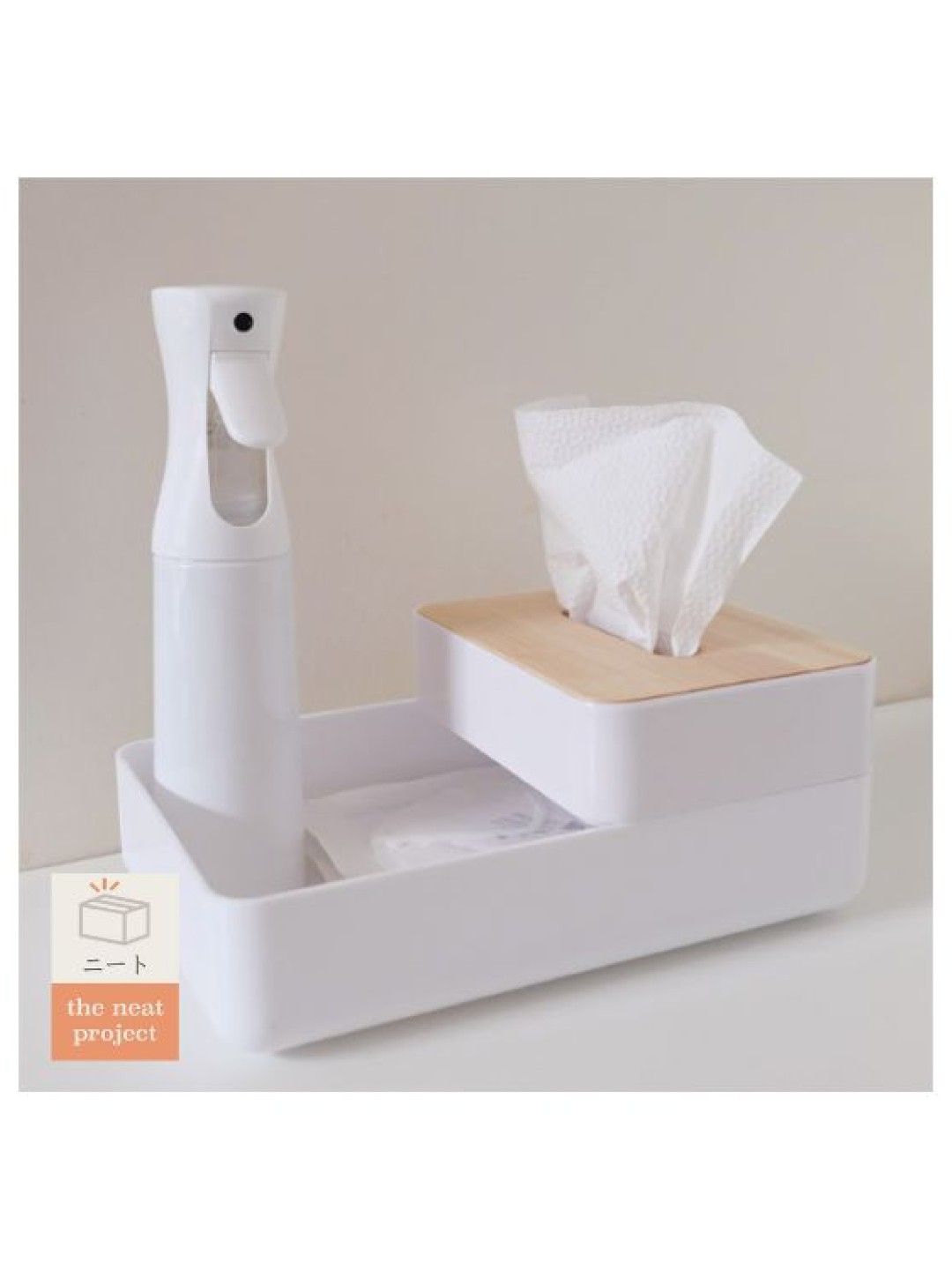 The Neat Project Sachi Tissue Holder with Tray (No Color- Image 2)