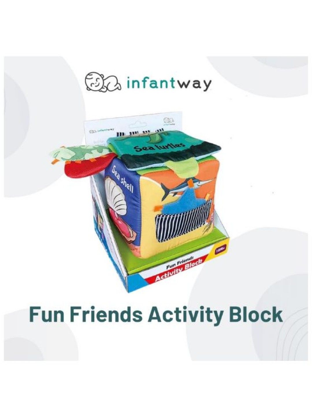 Infantway Fun Friends Activity Block (No Color- Image 2)