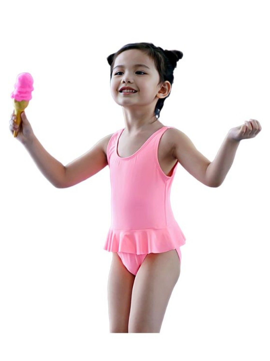 Little Paddler Swimsuit For Kids Little Amelia One-Piece (Neon Pink) (No Color- Image 2)