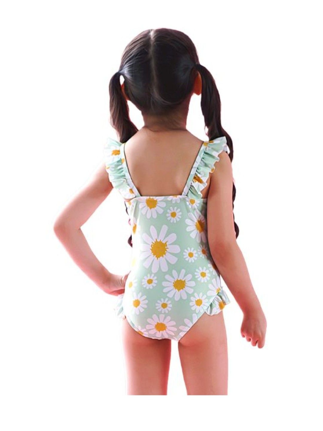 Little Paddler Swimsuit For Kids Little Daisy One-Piece (Floral Mint) (No Color- Image 2)